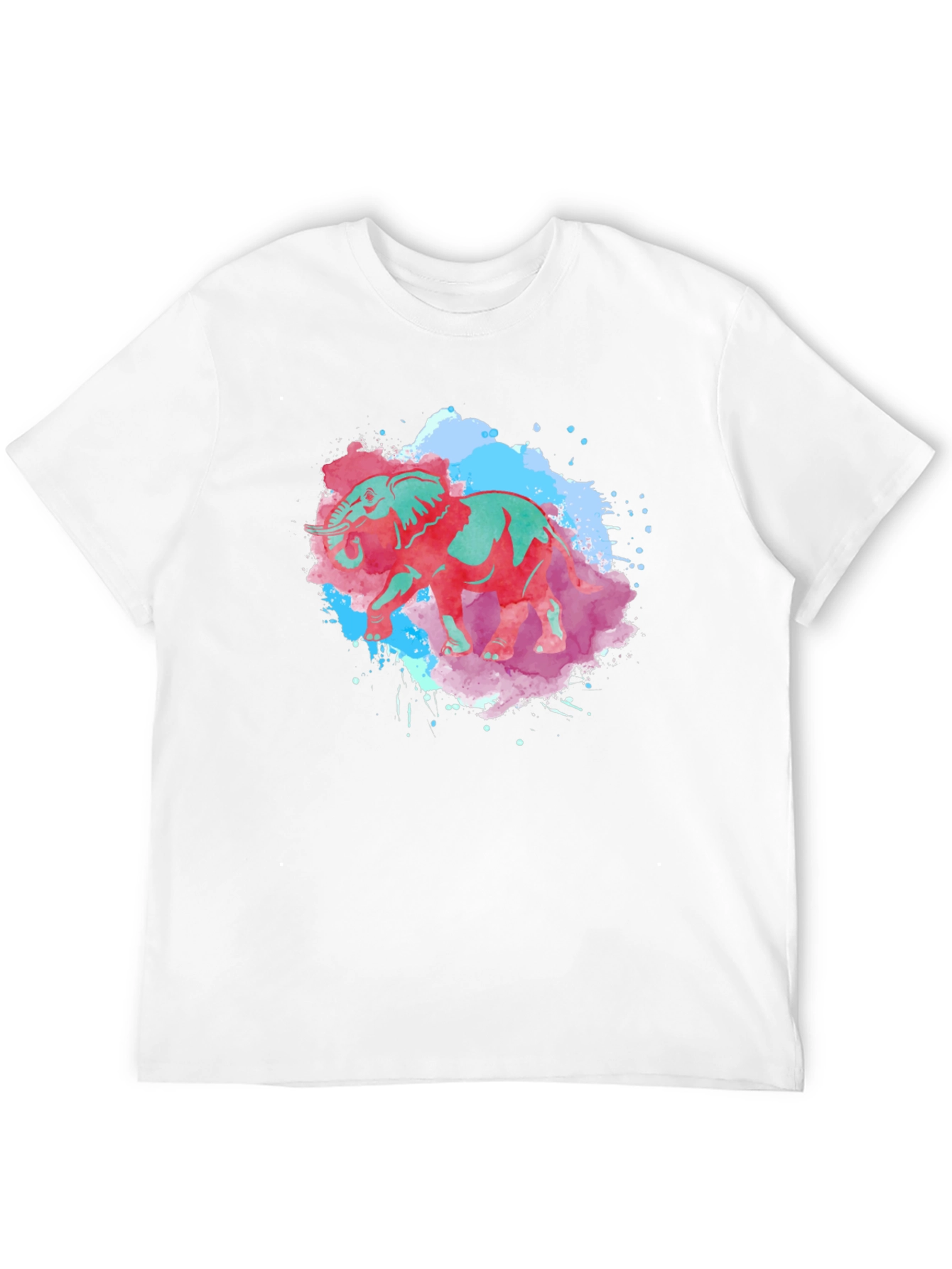 Watercolor Elephant Graphic Tee