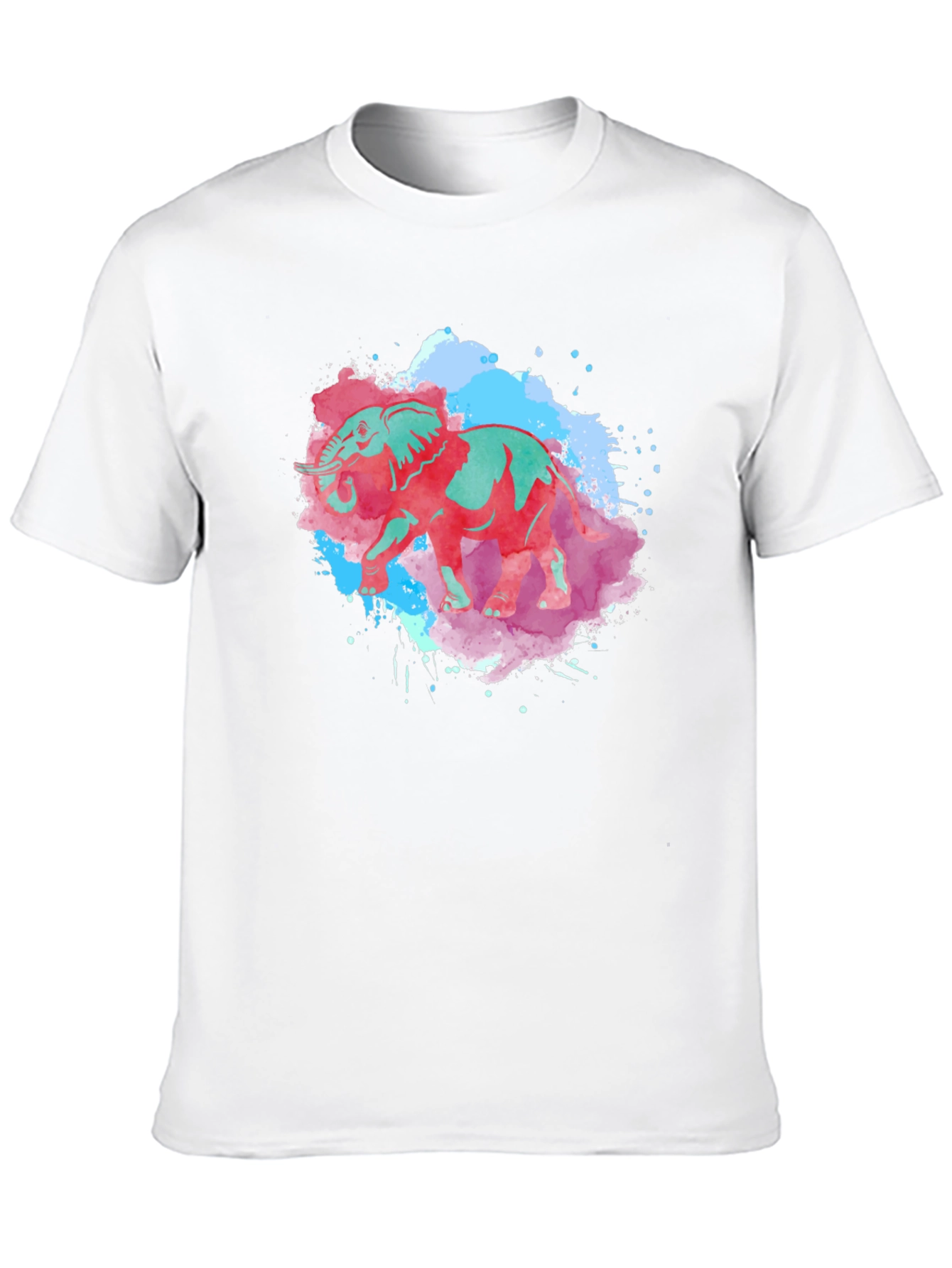 Watercolor Elephant Graphic Tee