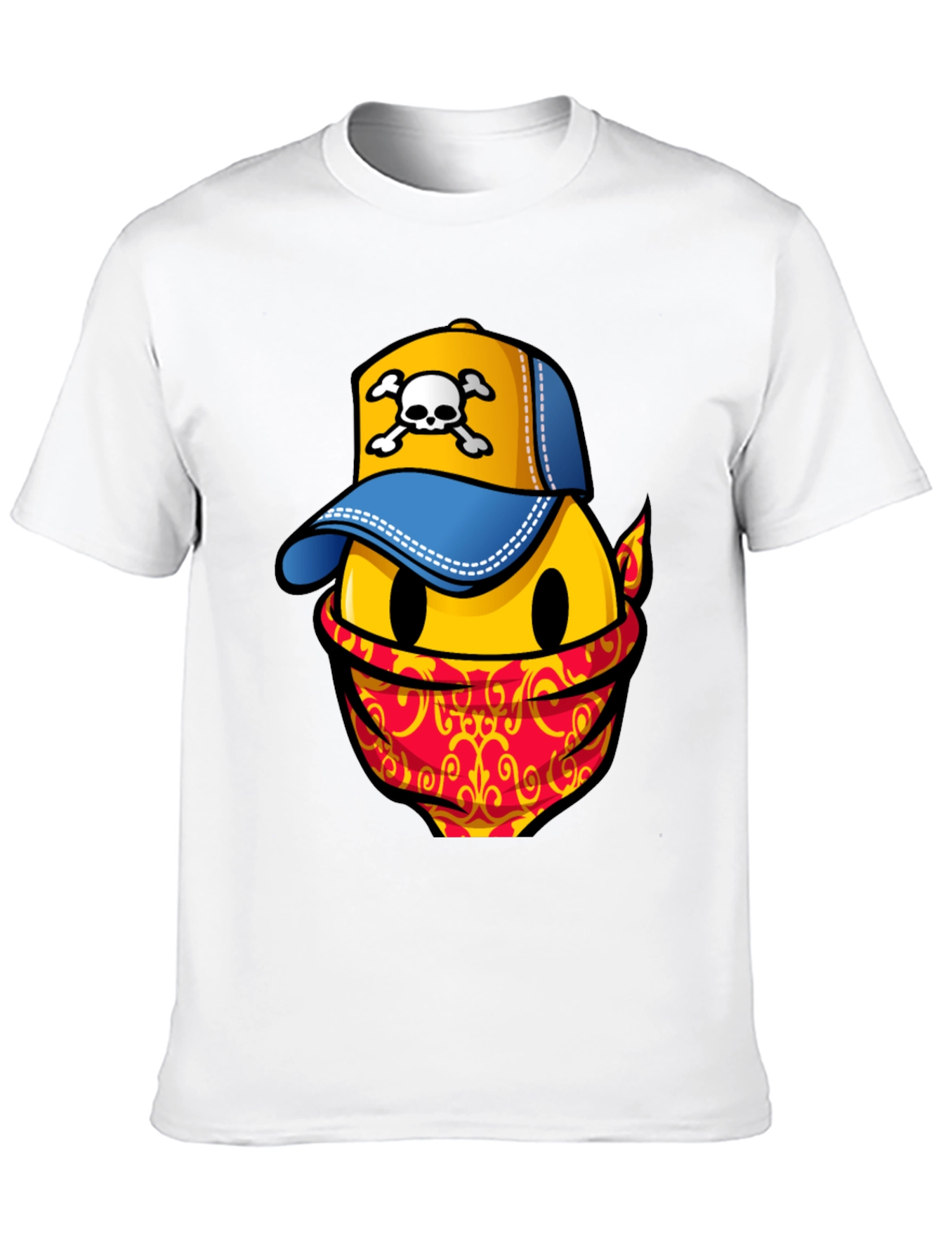 Smiley Face Bandit Graphic Tee