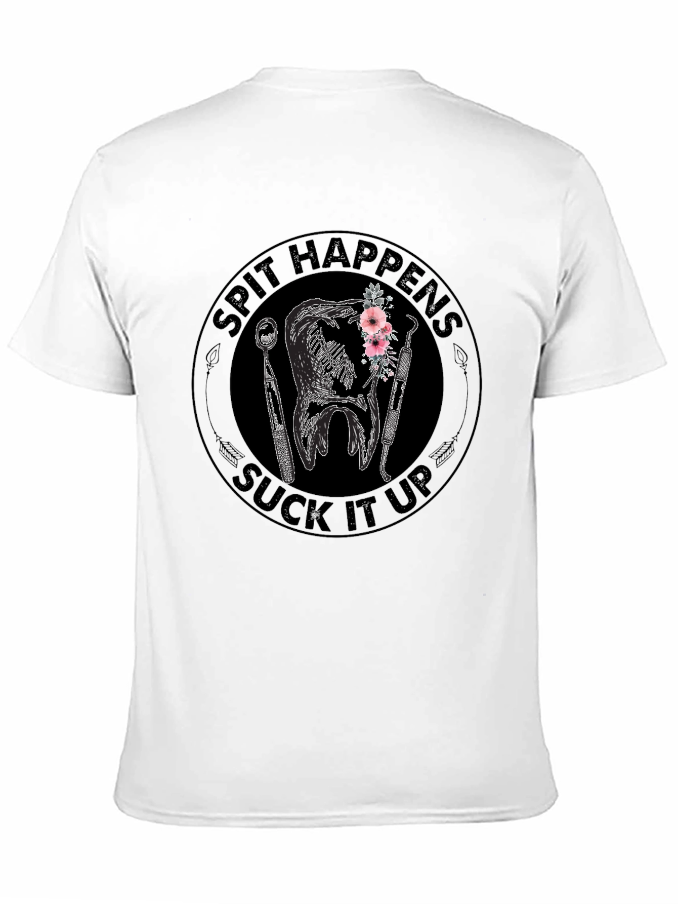 Spit Happens Suck It Up Graphic Tee