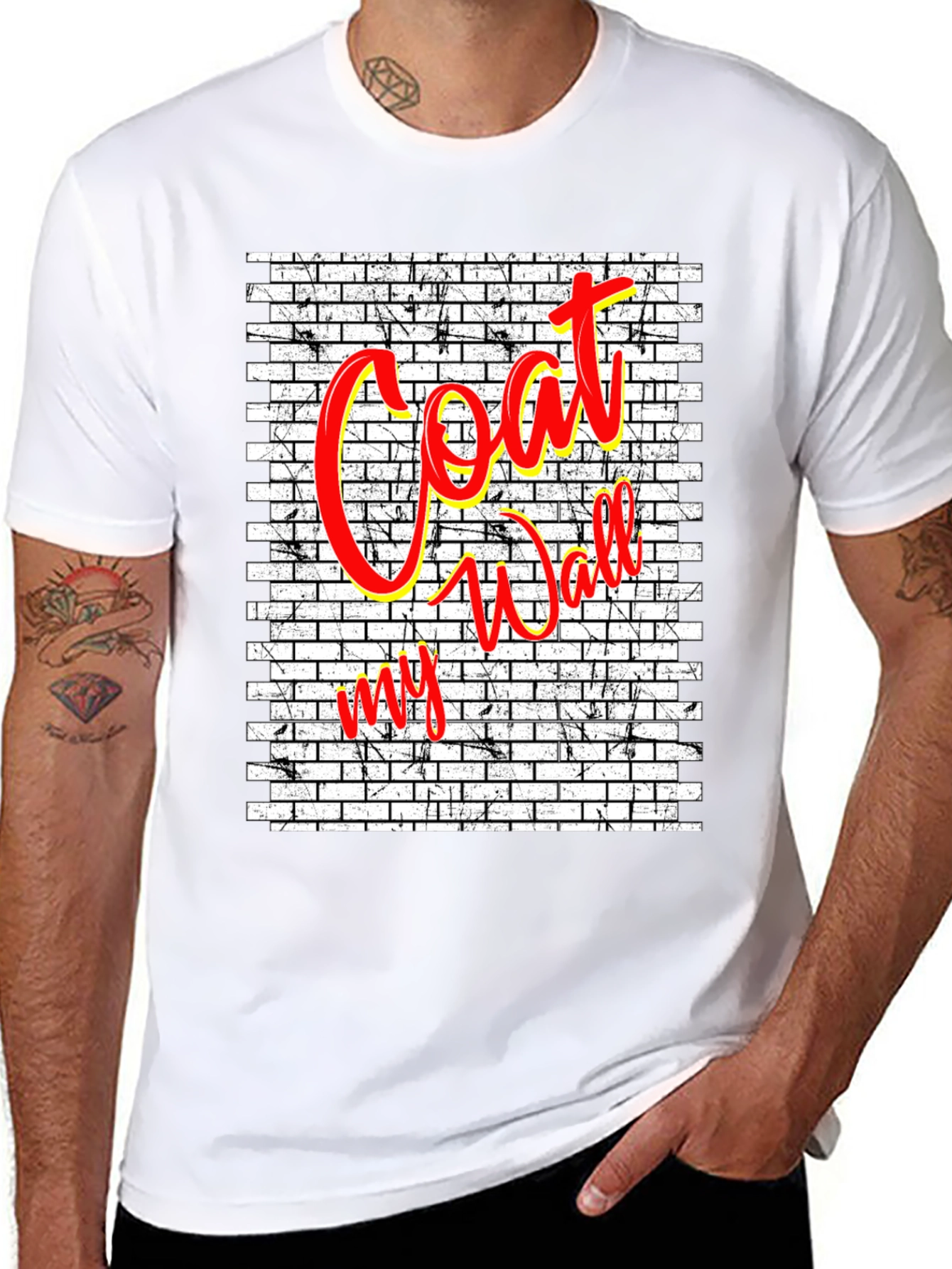 Coat My Wall Brick T-Shirt