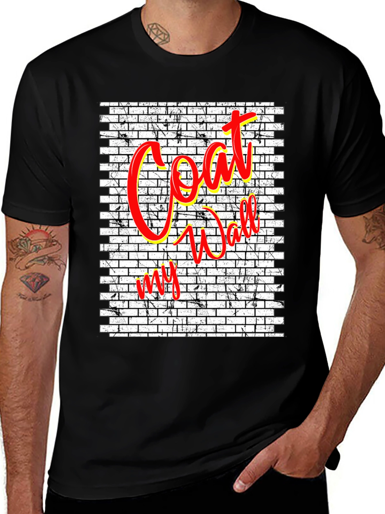 Coat My Wall Brick T-Shirt