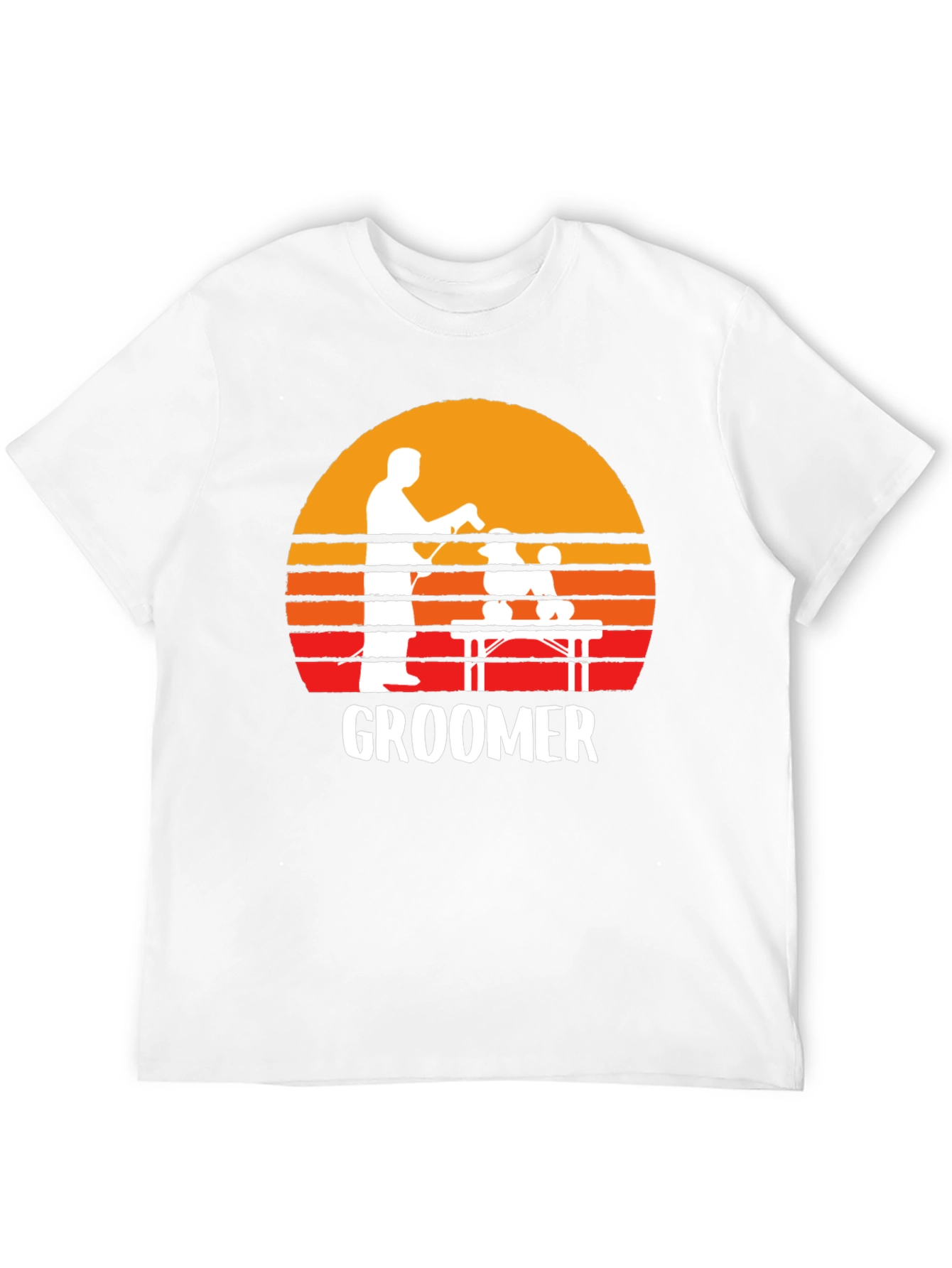 Retro Groomer T-Shirt: Pet Grooming Tee