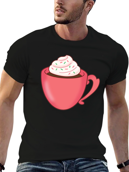 Hot Cocoa Graphic Tee - Cozy Comfort