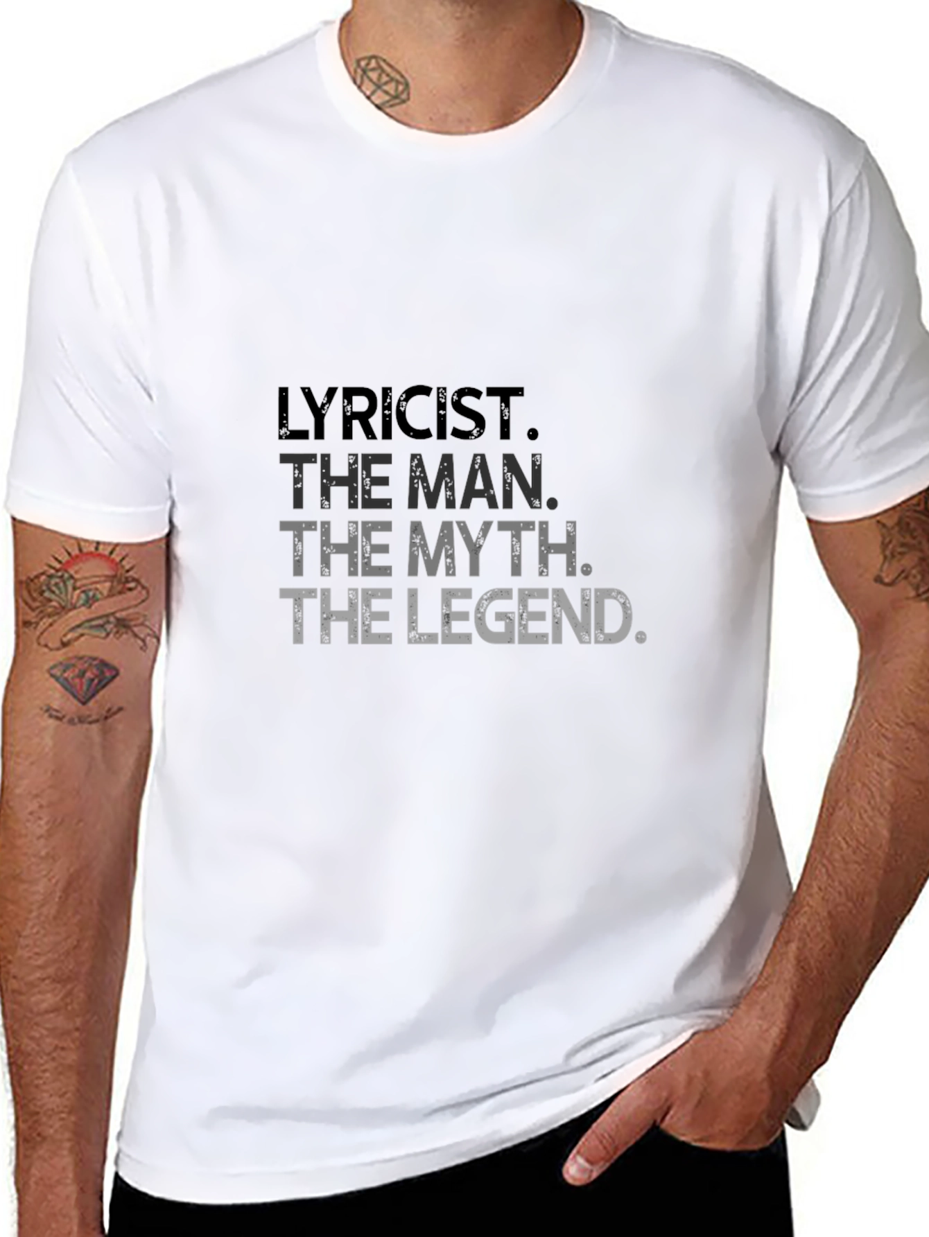 Lyricist Man Myth Legend Graphic Tee