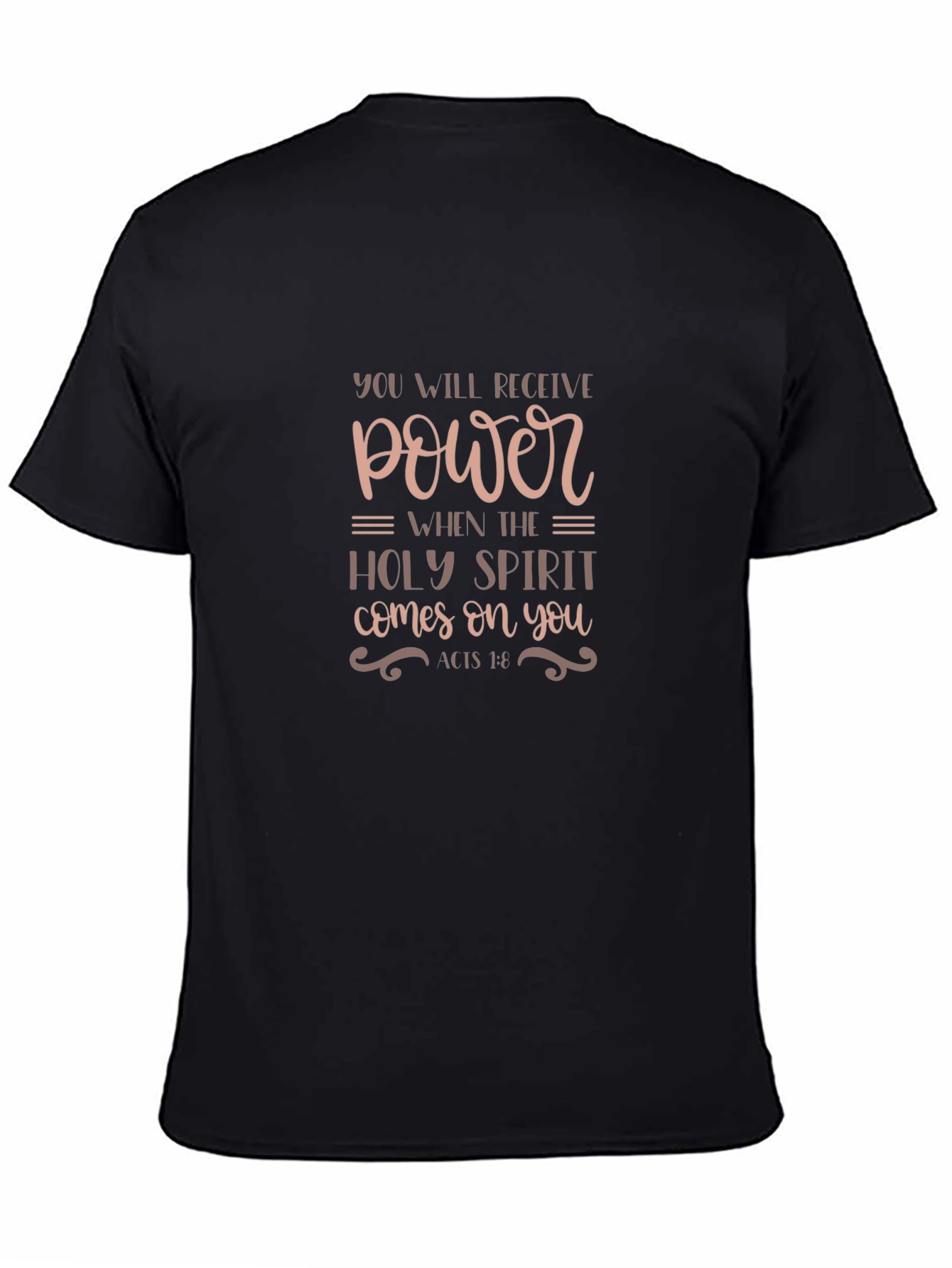 Power Holy Spirit T-Shirt Christian Verse
