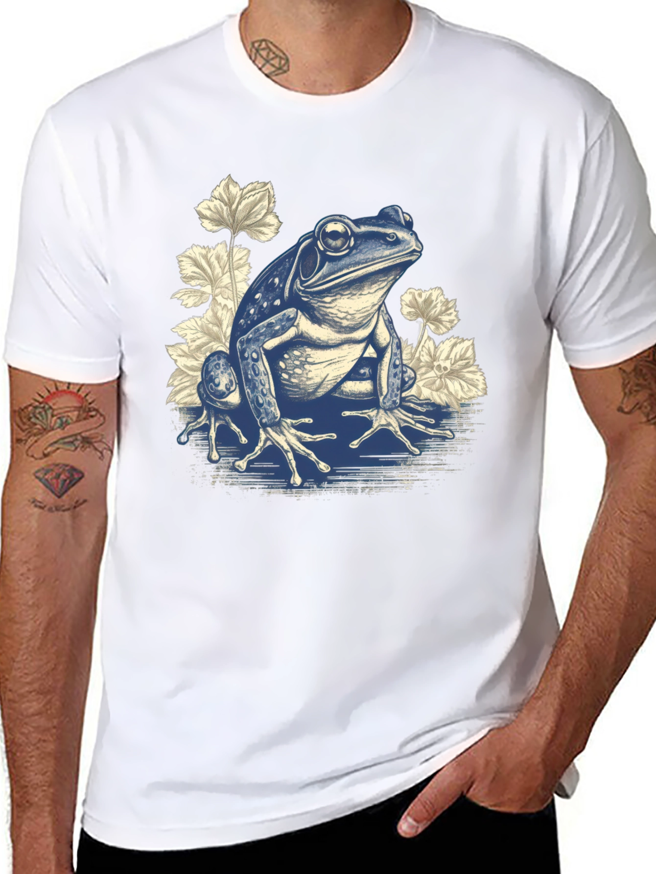 Frog Graphic Print T-Shirt