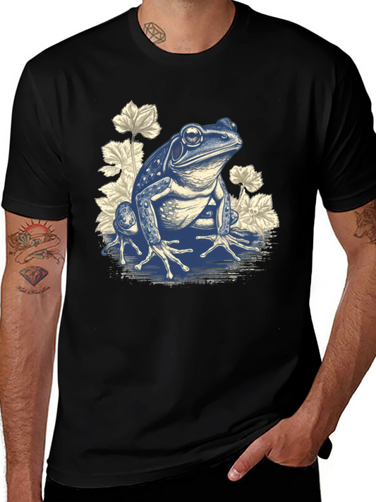 Frog Graphic Print T-Shirt