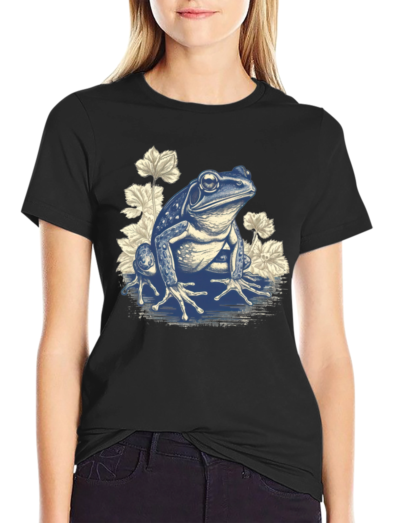 Frog Graphic Print T-Shirt