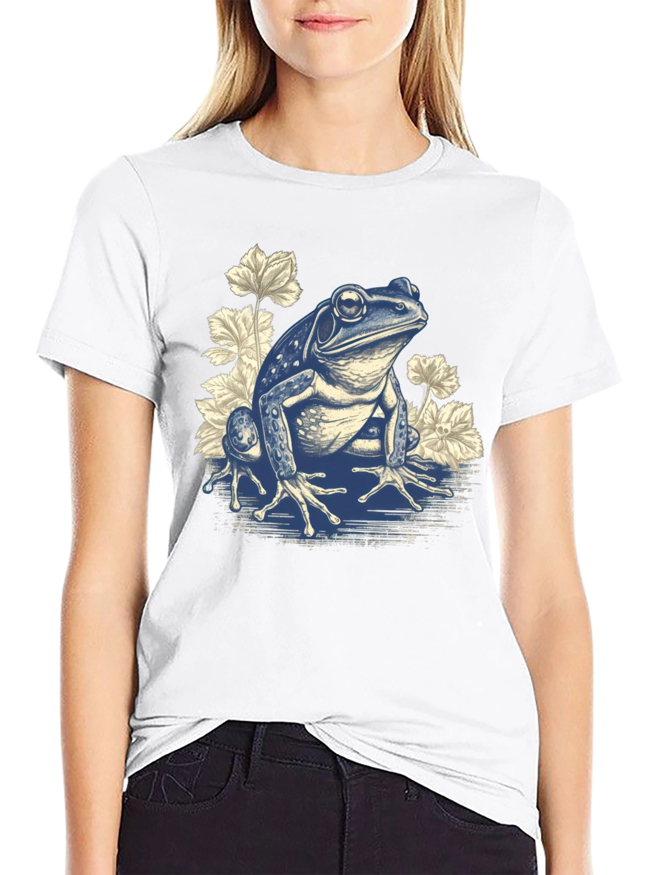 Frog Graphic Print T-Shirt