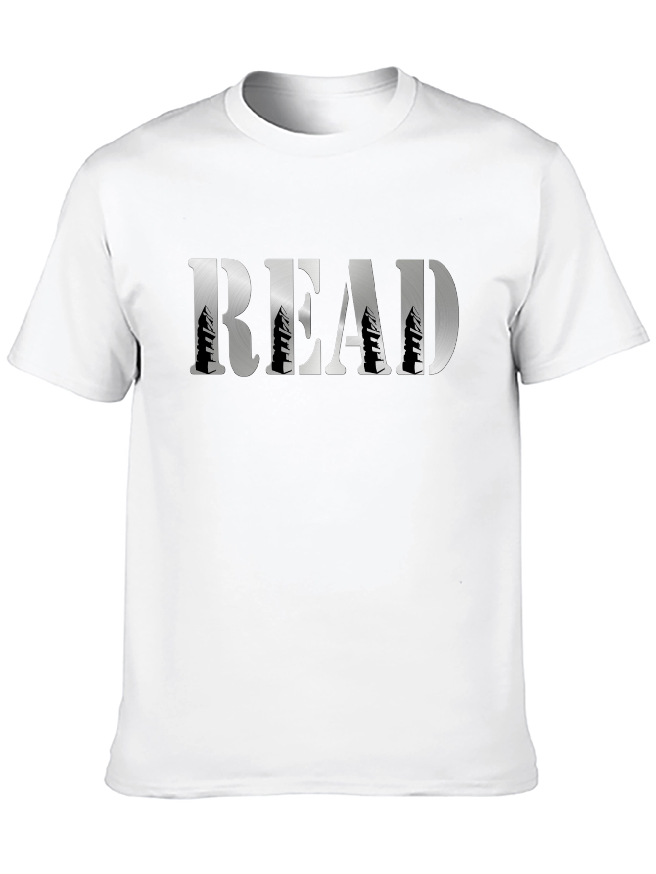 Read Forest Graphic Tee - Black Cotton T-Shirt