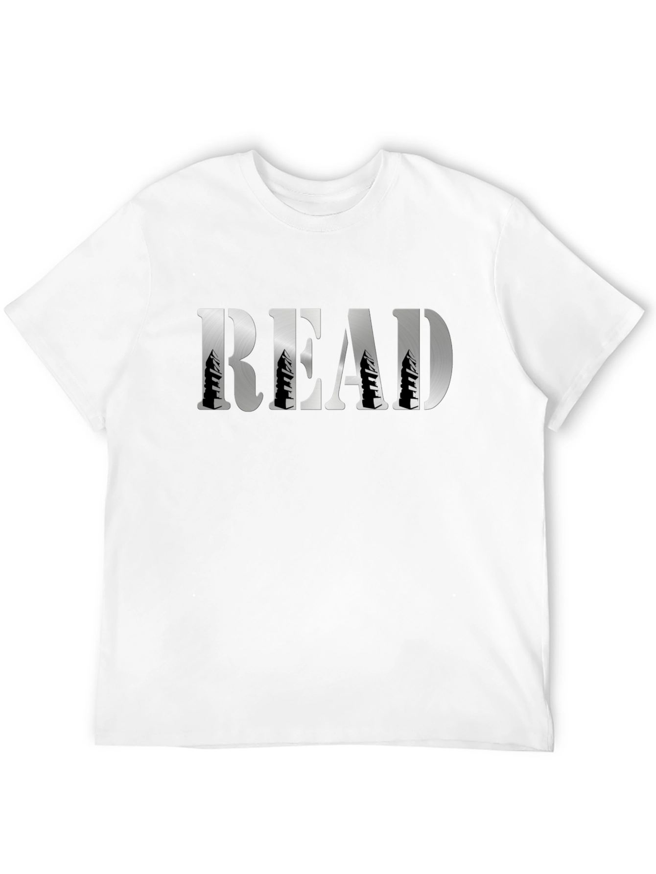 Read Forest Graphic Tee - Black Cotton T-Shirt