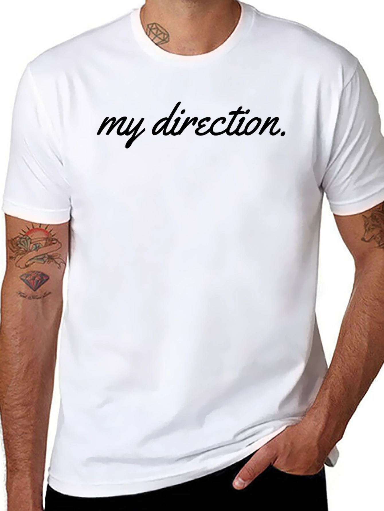 My Direction Black Graphic Tee