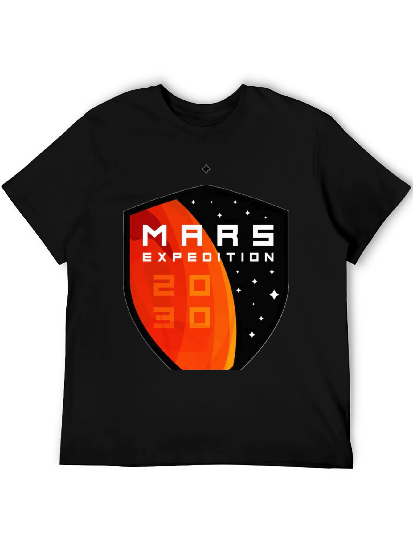 Mars Expedition 2030 Black T-Shirt
