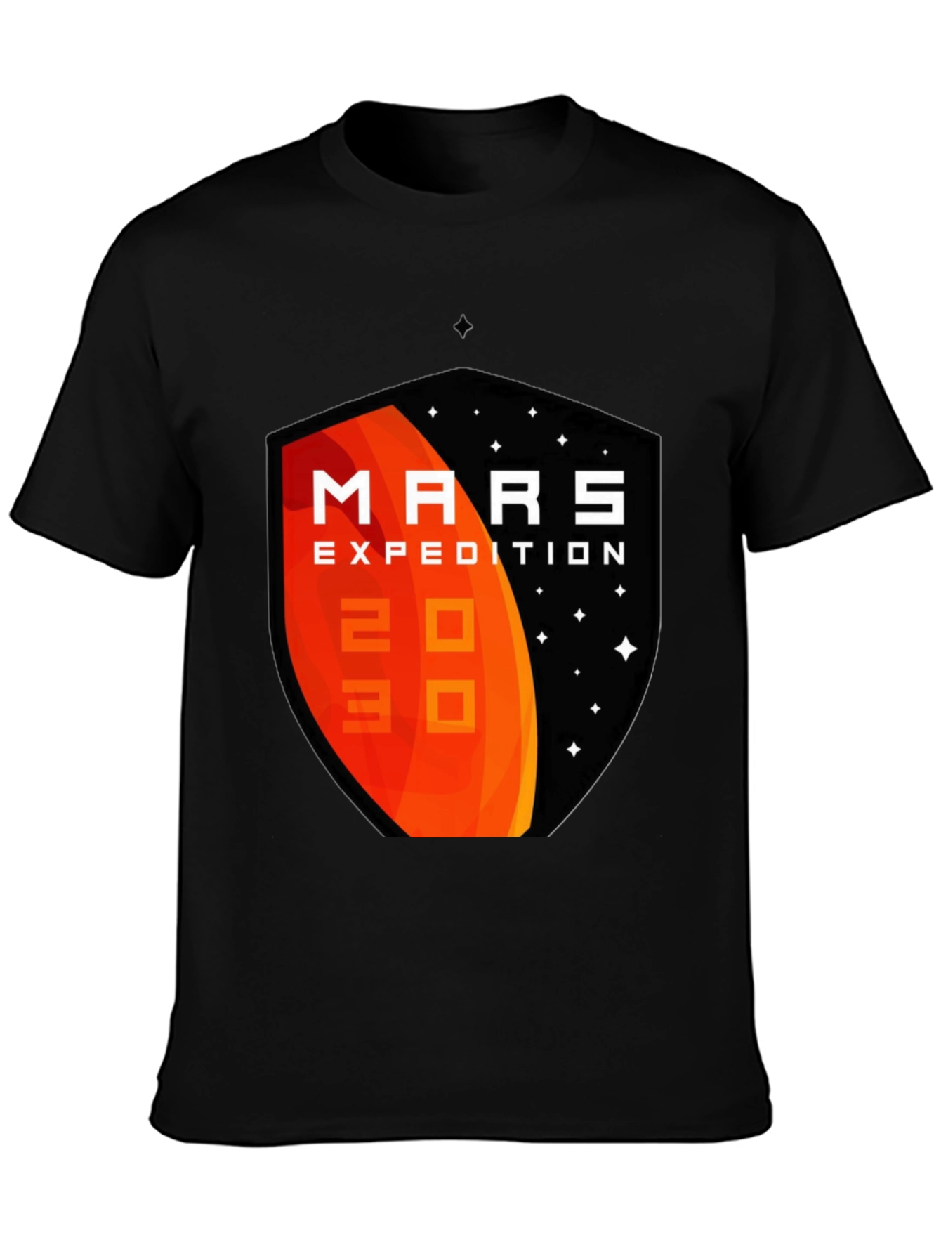 Mars Expedition 2030 Black T-Shirt