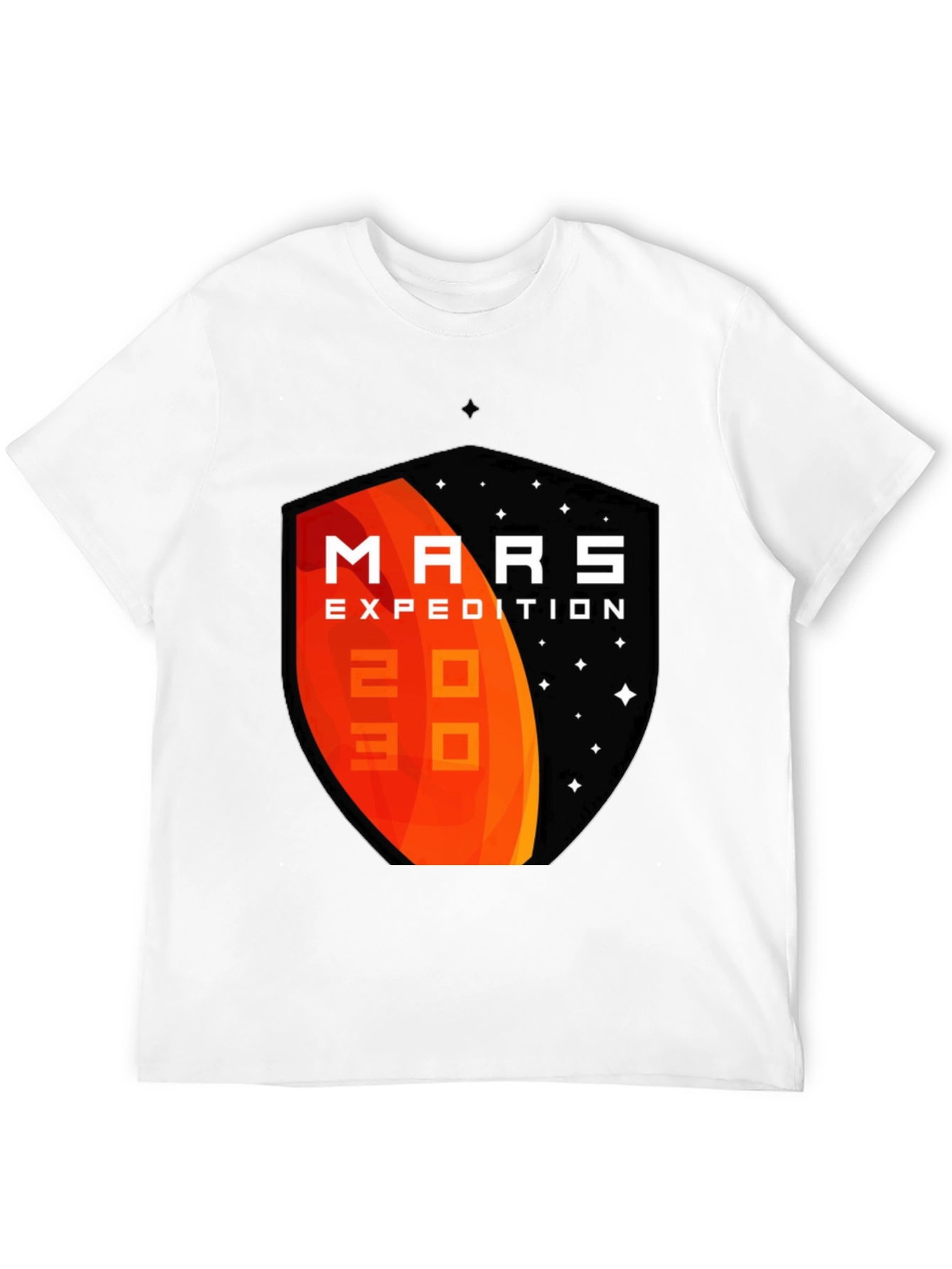 Mars Expedition 2030 Black T-Shirt