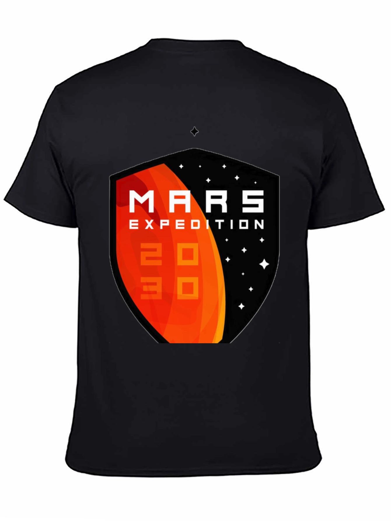 Mars Expedition 2030 Black T-Shirt