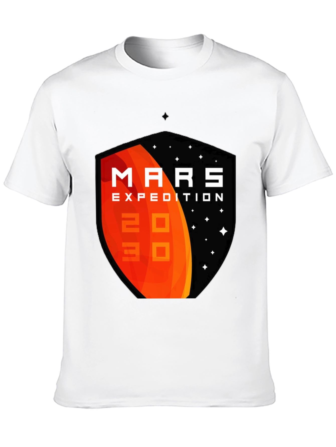 Mars Expedition 2030 Black T-Shirt