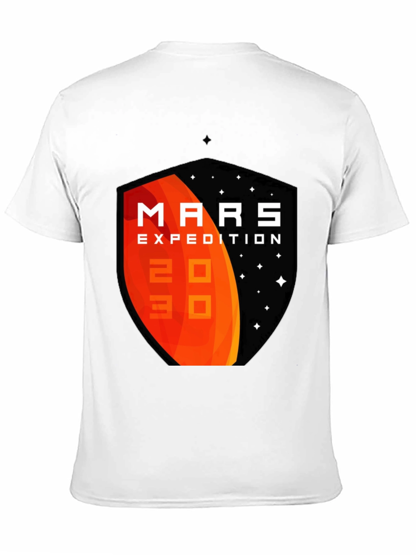 Mars Expedition 2030 Black T-Shirt
