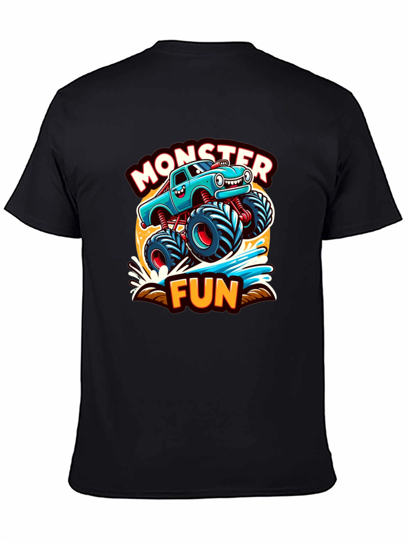Monster Truck Fun Graphic T-Shirt