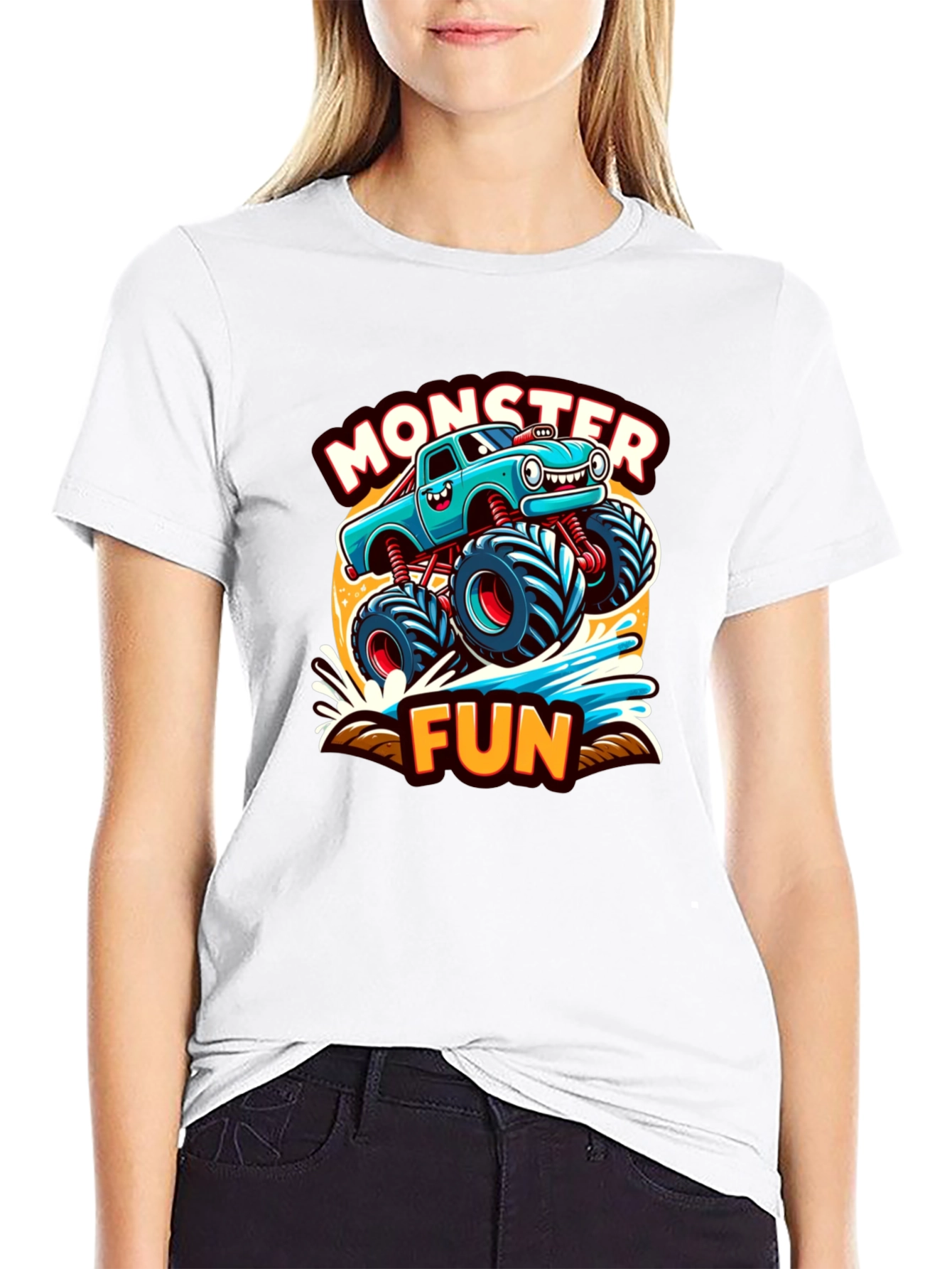 Monster Truck Fun Graphic T-Shirt