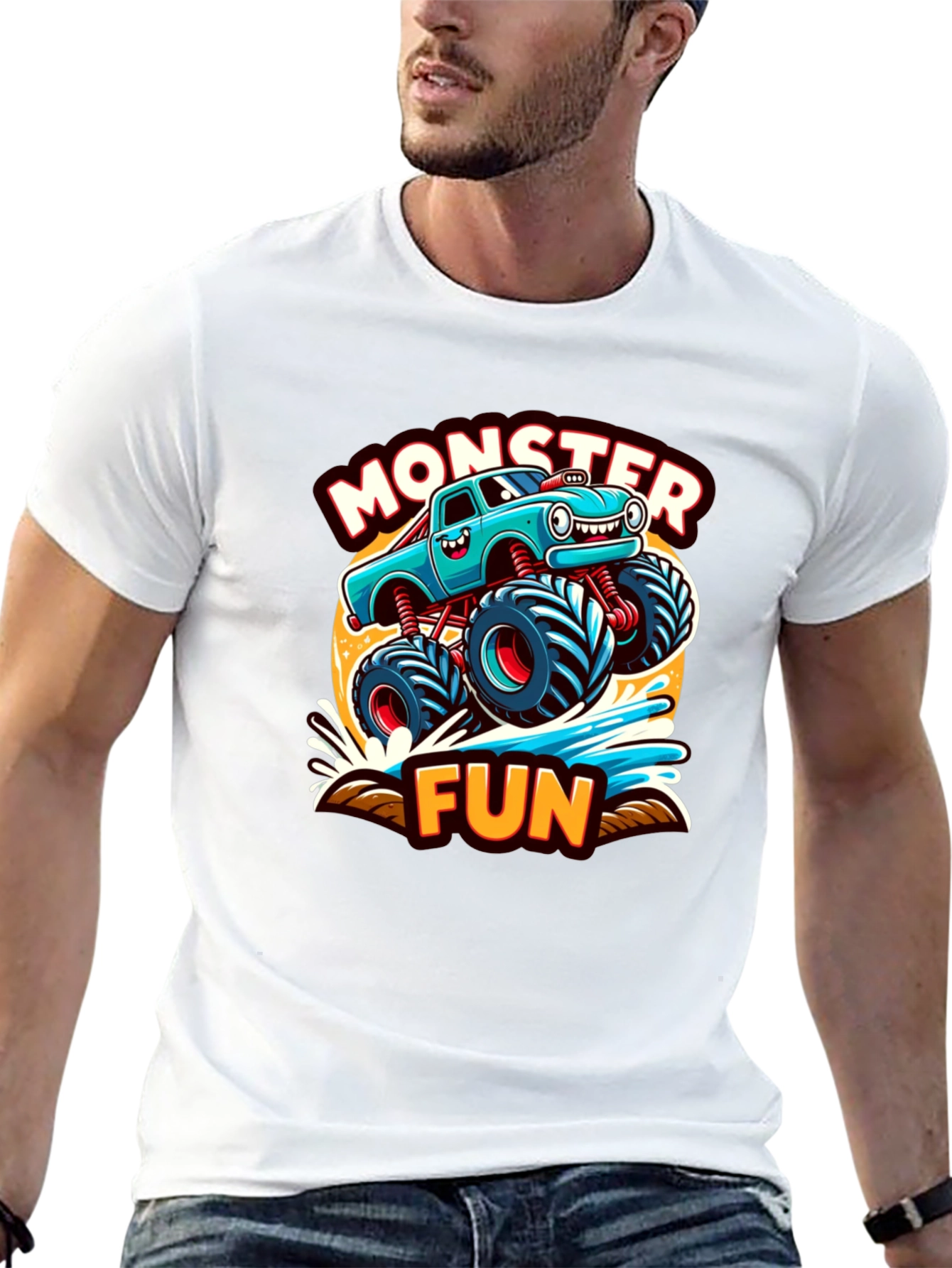Monster Truck Fun Graphic T-Shirt