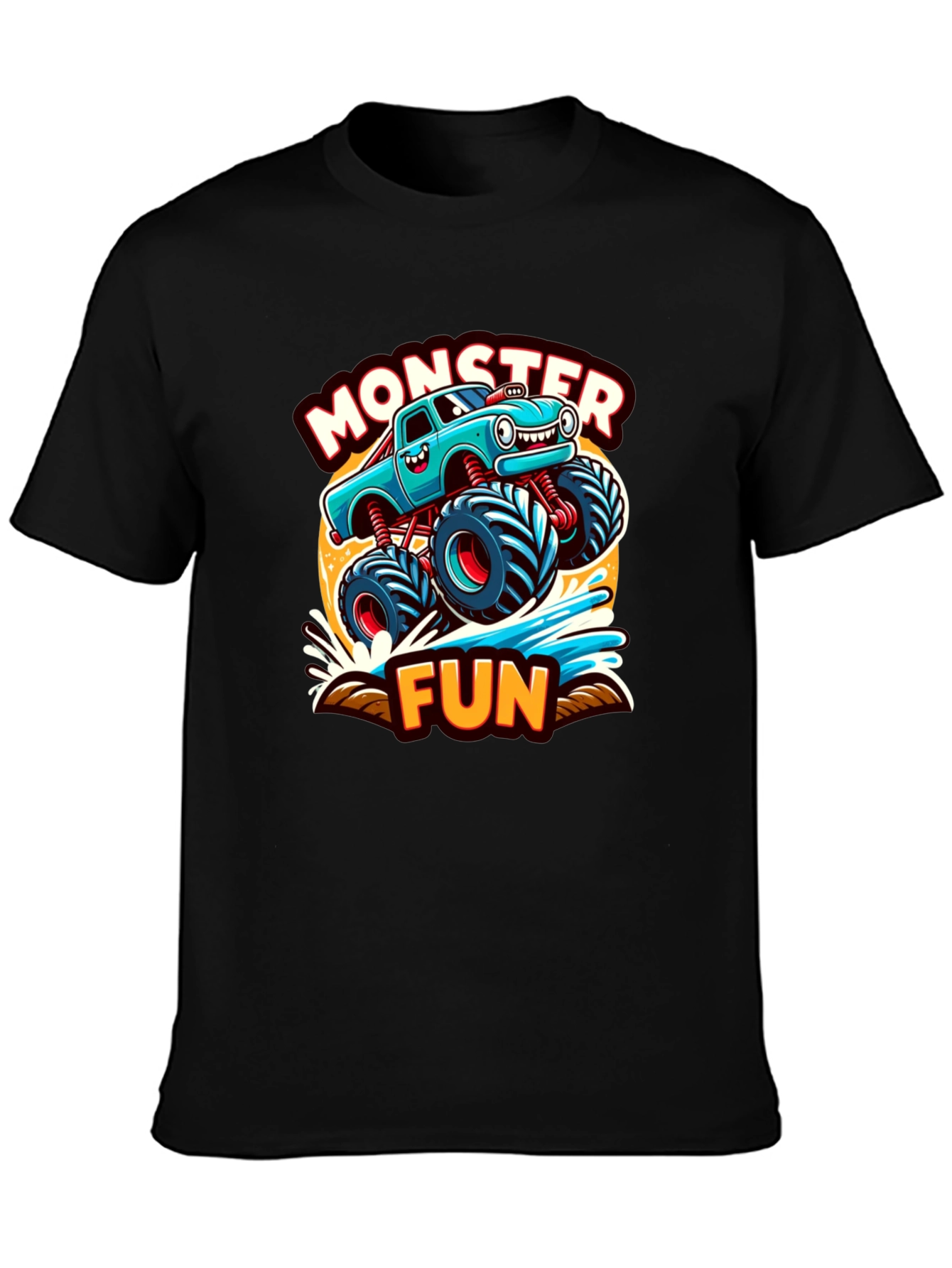 Monster Truck Fun Graphic T-Shirt