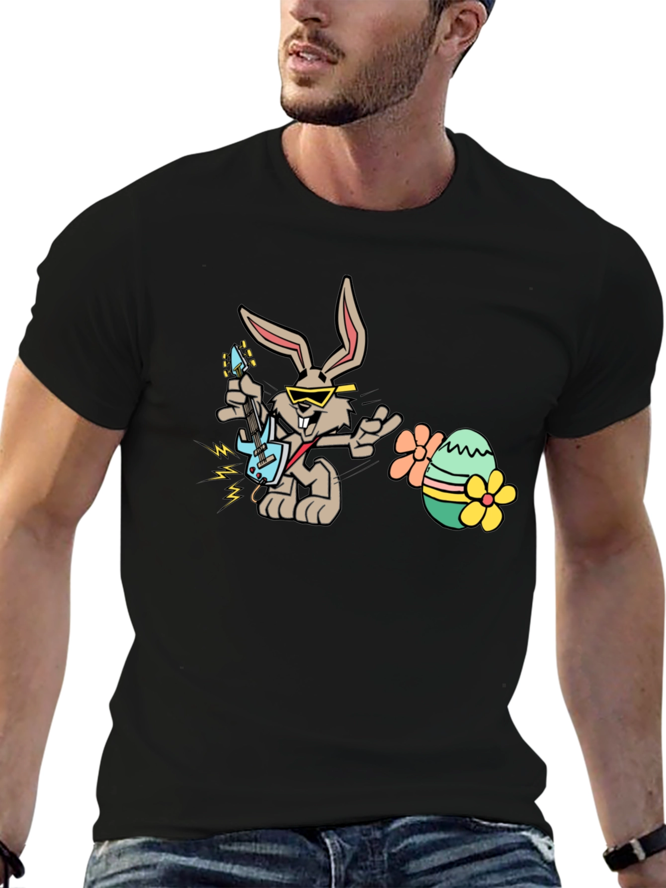 Rockin Easter Bunny T-Shirt
