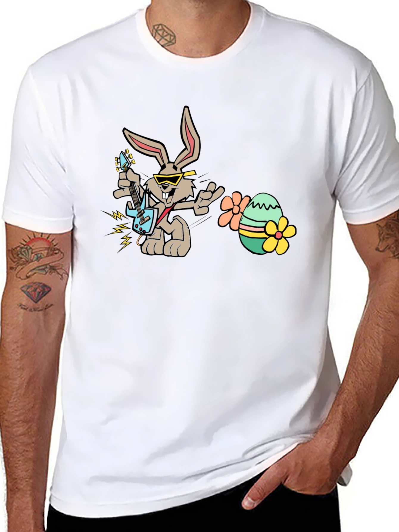 Rockin Easter Bunny T-Shirt