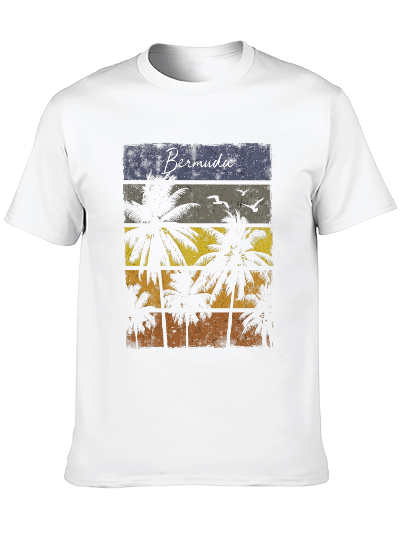 Bermuda Palms Graphic Tee - Island Vibes