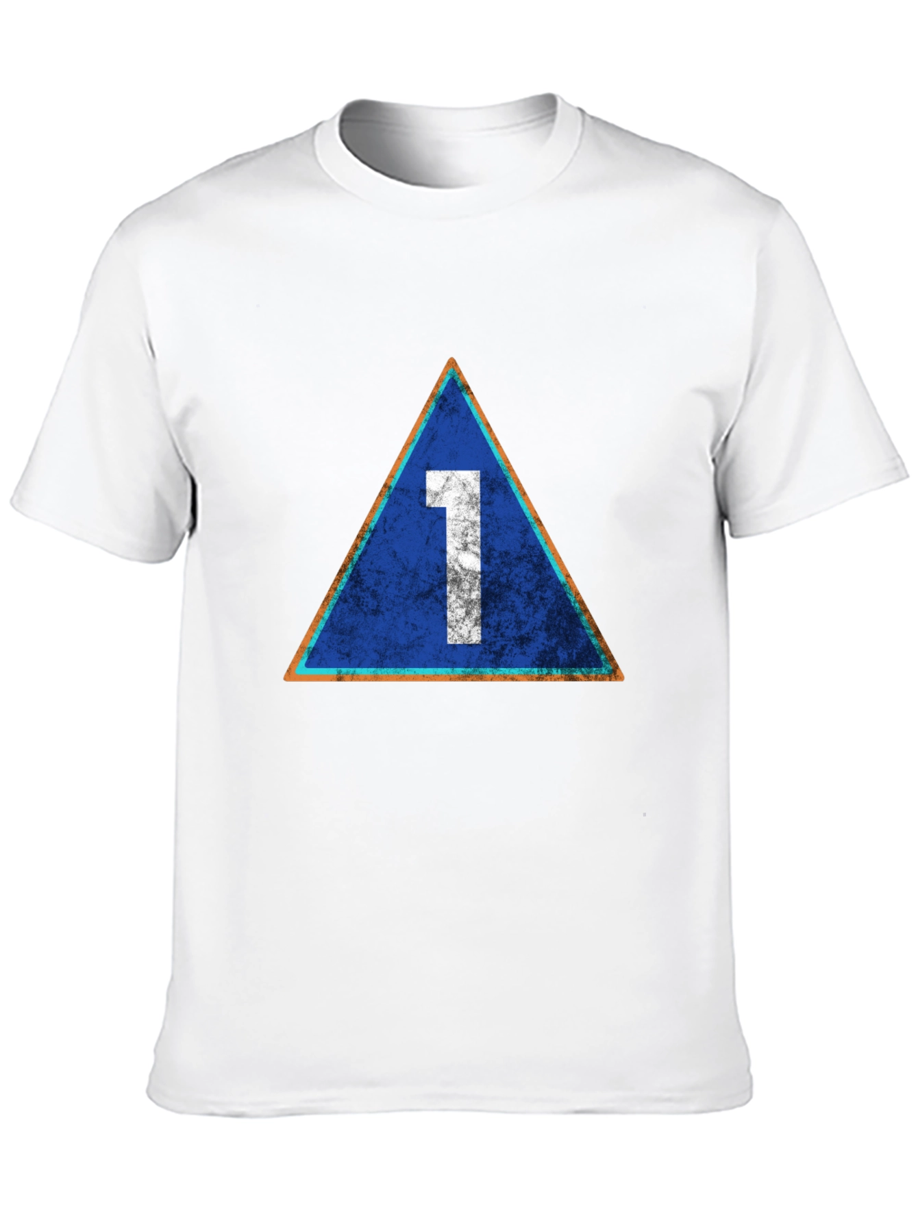 Retro Number 1 Graphic Tee - Casual Cotton T-Shirt