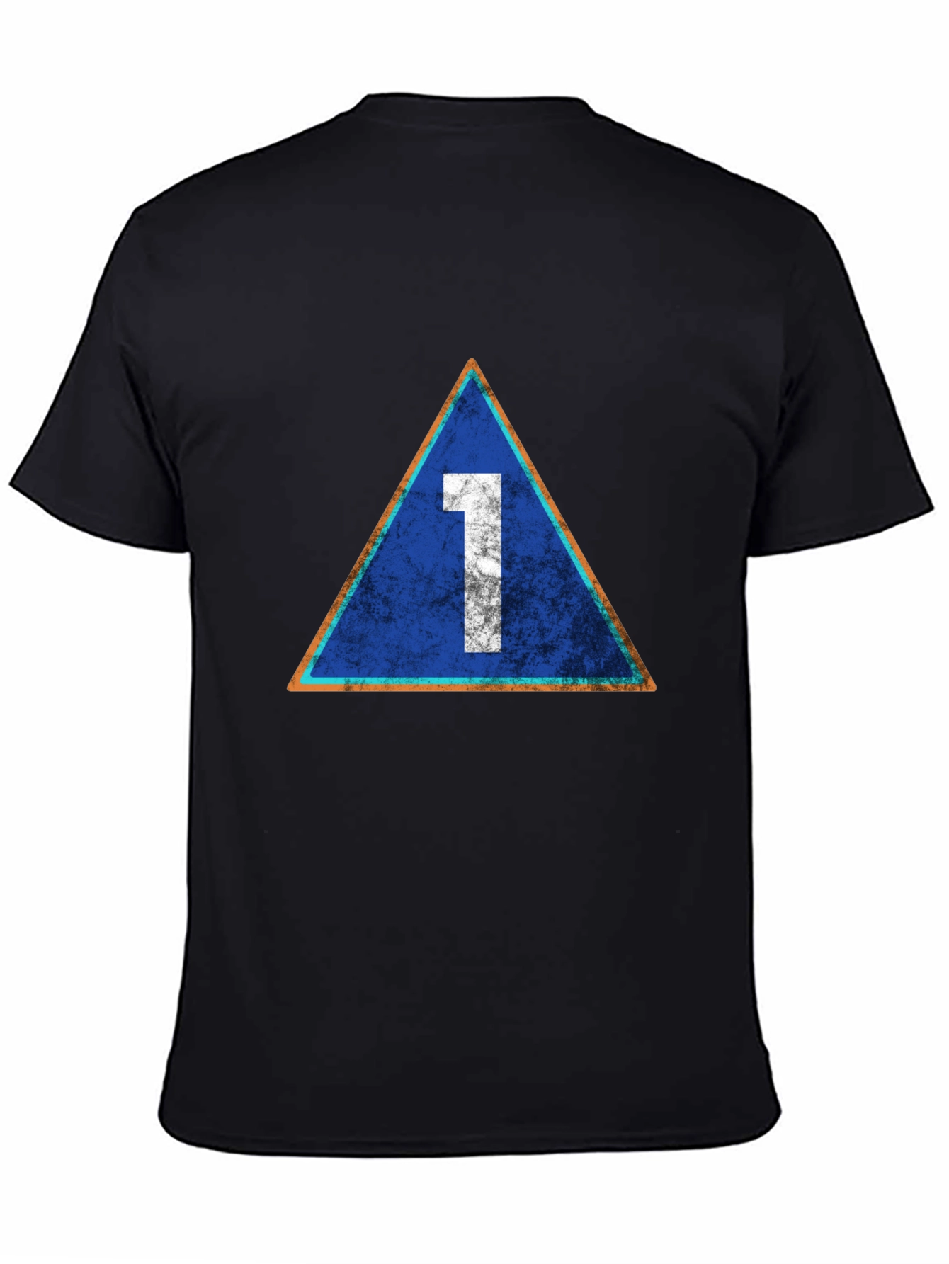 Retro Number 1 Graphic Tee - Casual Cotton T-Shirt