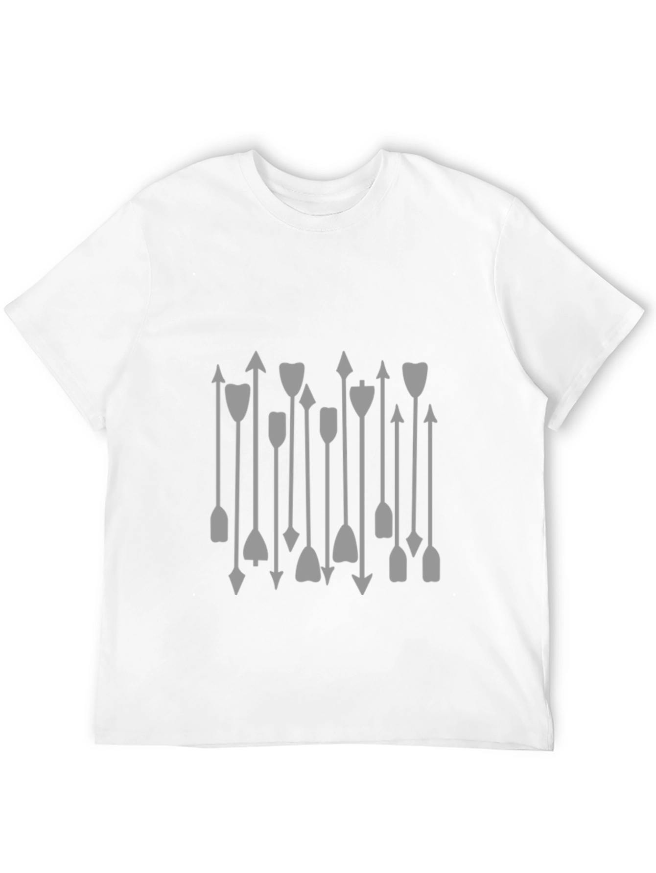 Arrow Graphic Print Black T-Shirt
