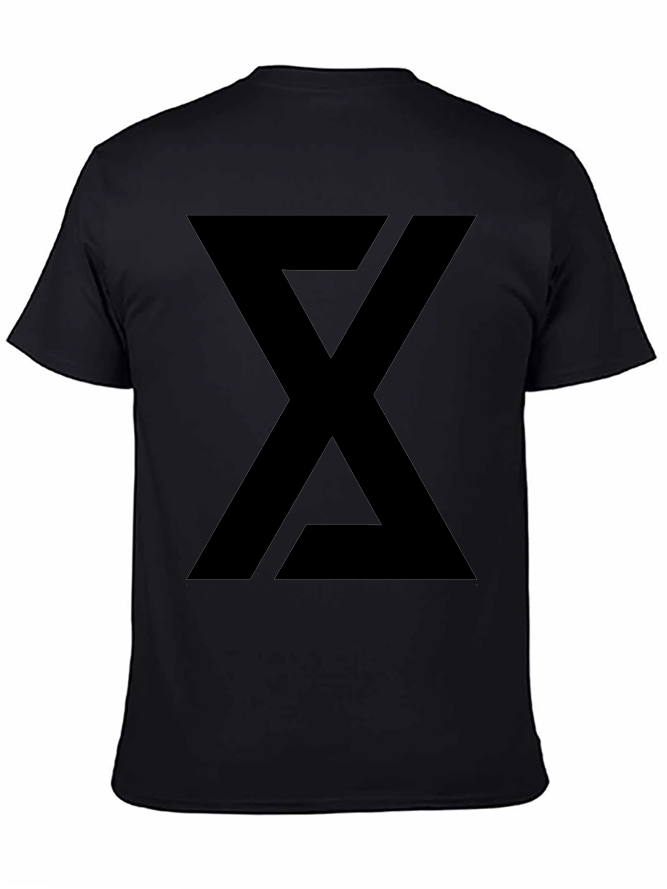 Geometric Black T-Shirt
