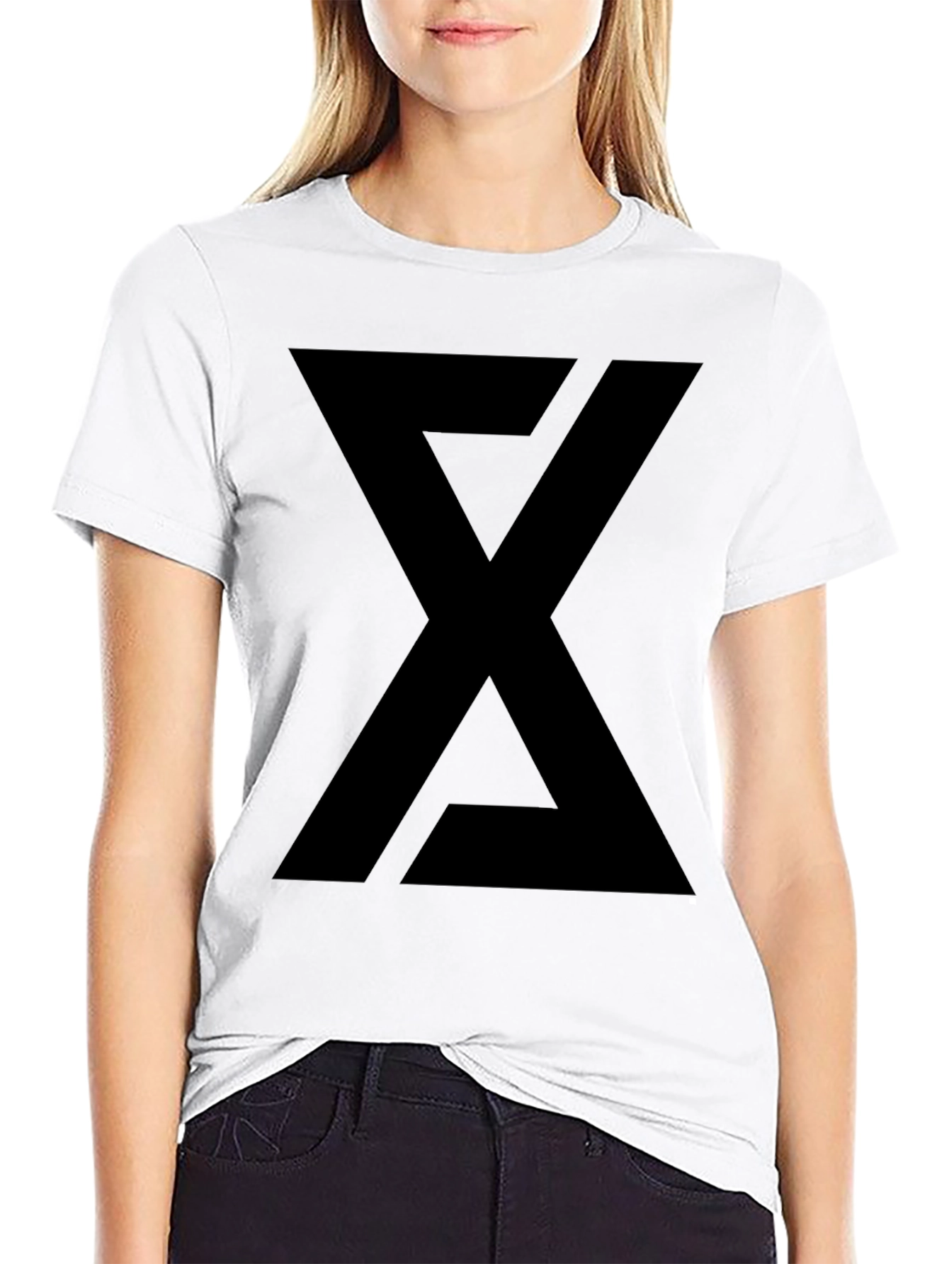 Geometric Black T-Shirt