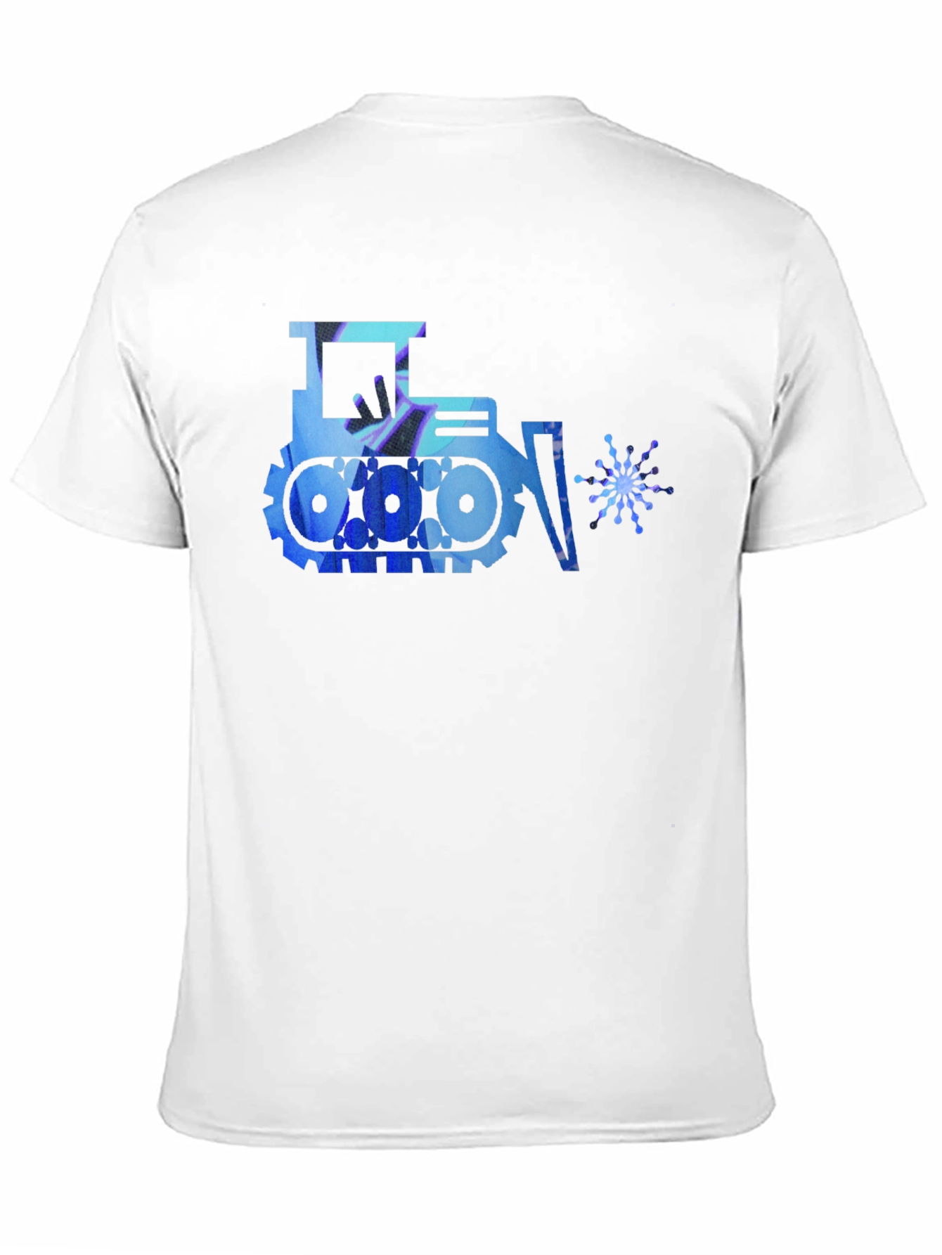 Bulldozer Graphic Tee - Black Cotton Blend