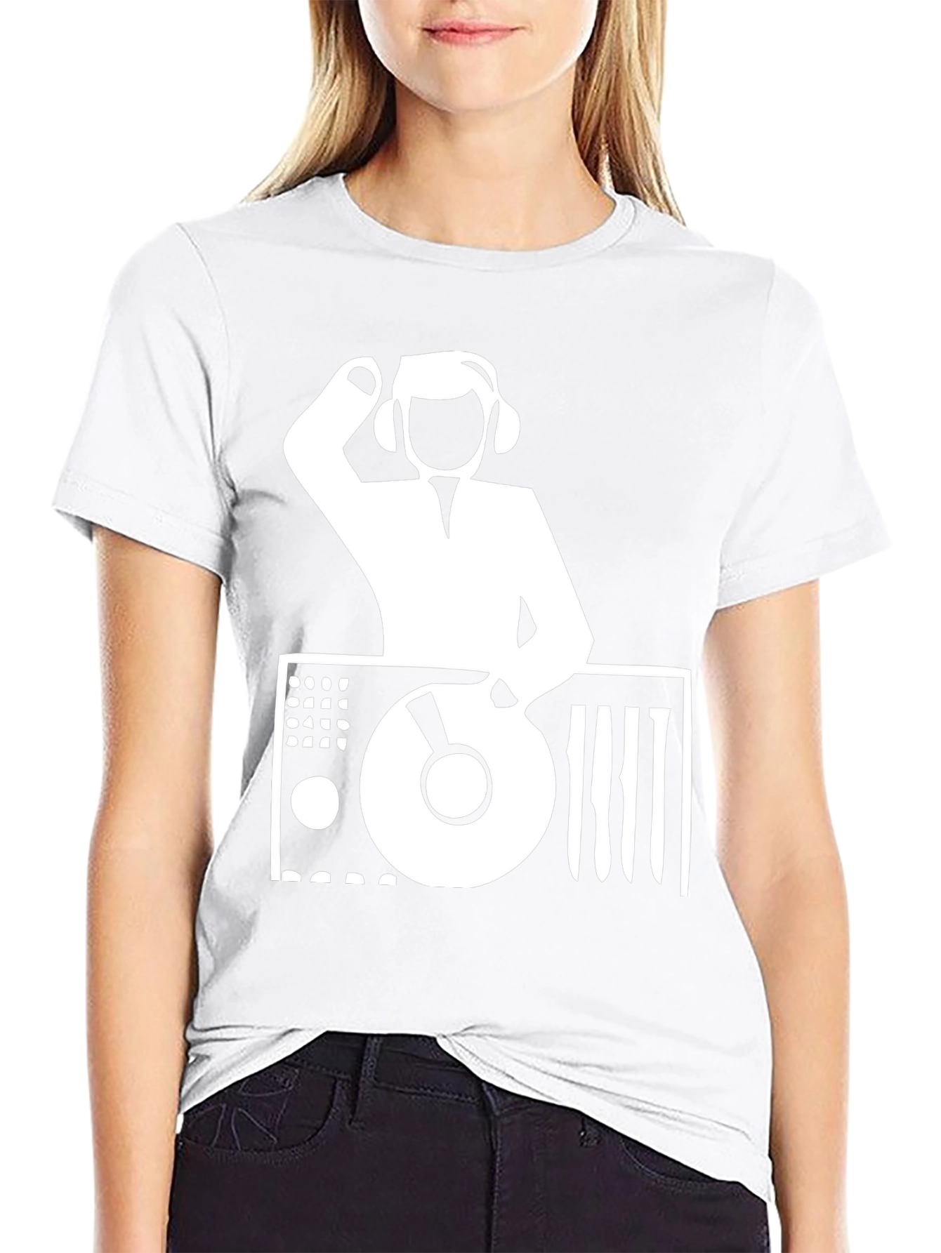 DJ Graphic T-Shirt - Black