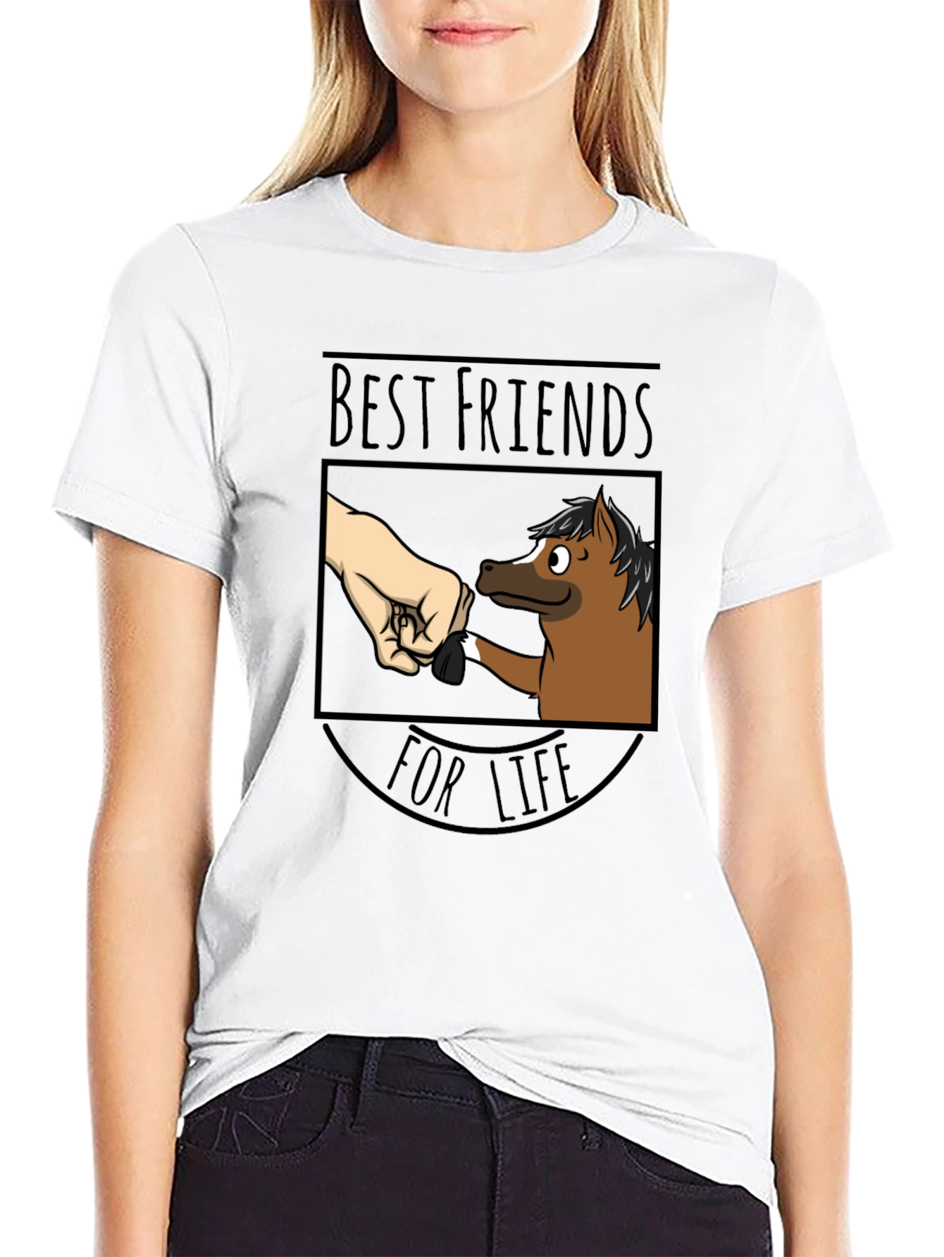 Best Friends For Life Horse Graphic Tee