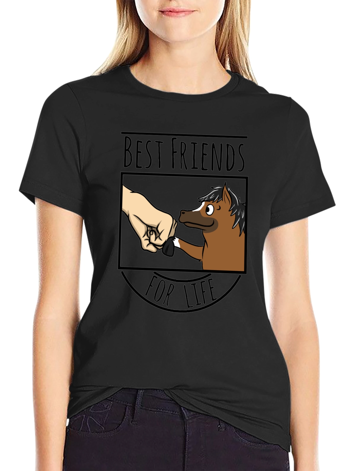 Best Friends For Life Horse Graphic Tee
