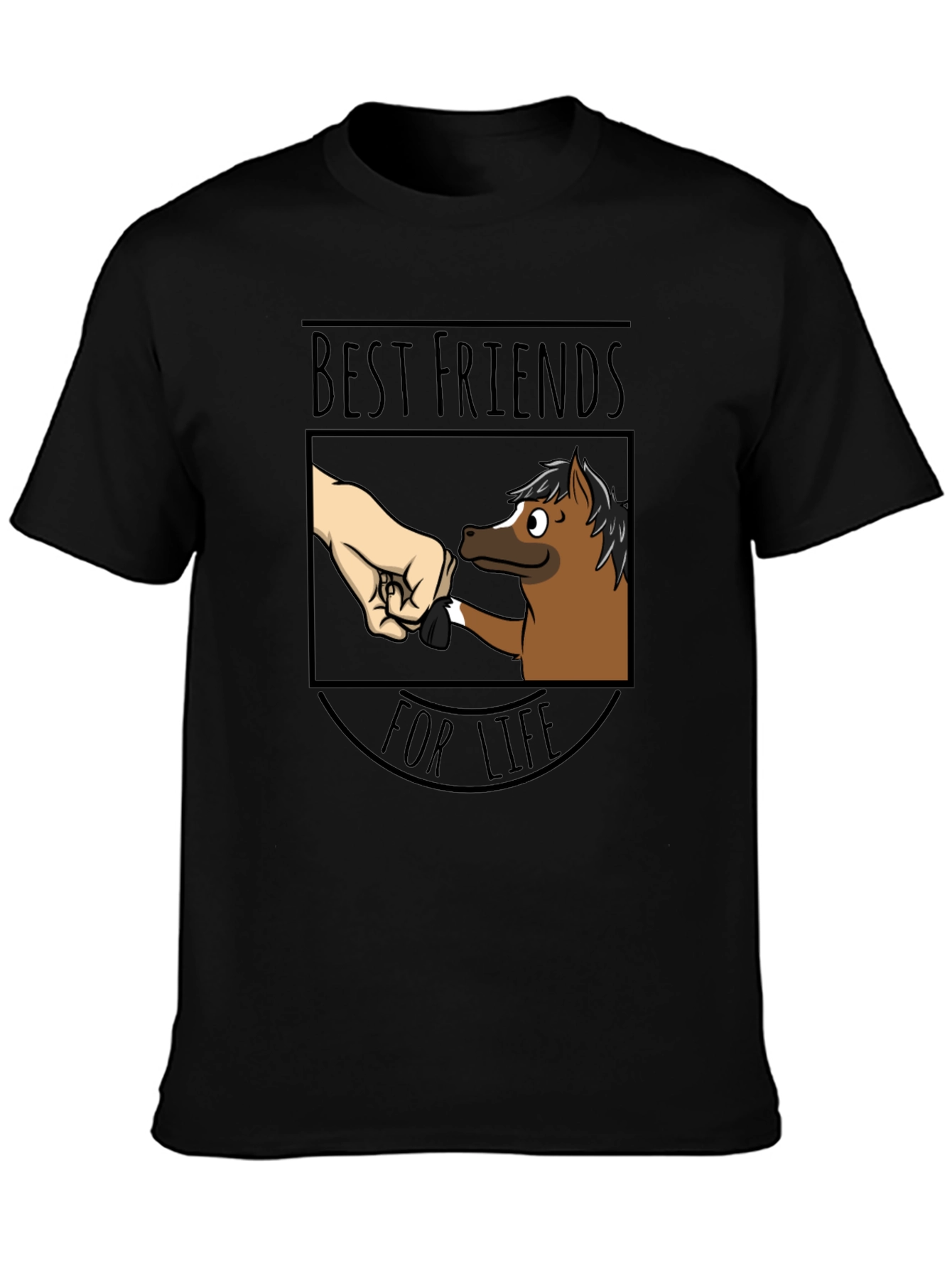 Best Friends For Life Horse Graphic Tee