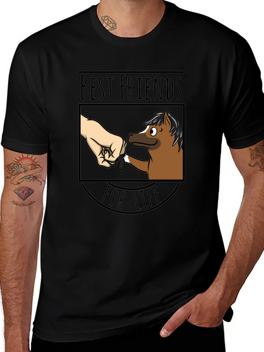 Best Friends For Life Horse Graphic Tee