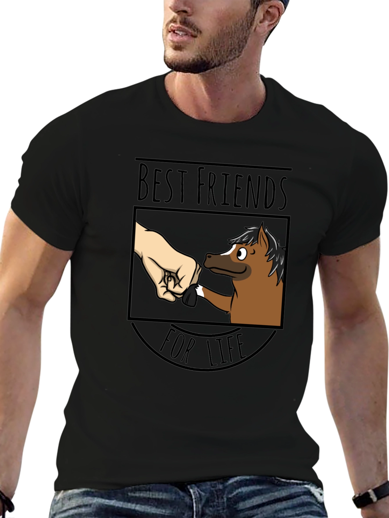 Best Friends For Life Horse Graphic Tee