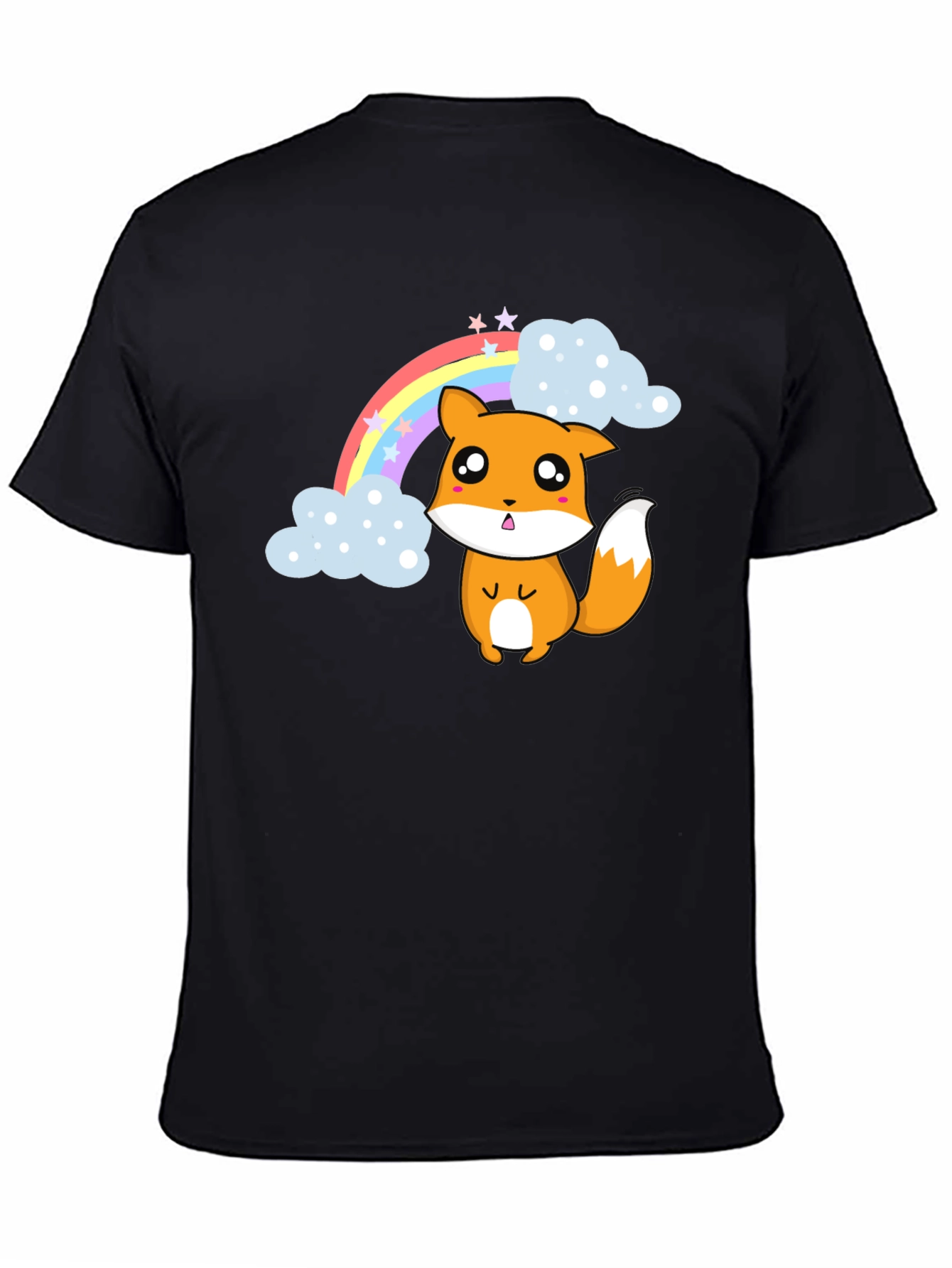 Kawaii Fox Rainbow T-Shirt - Cute & Comfy