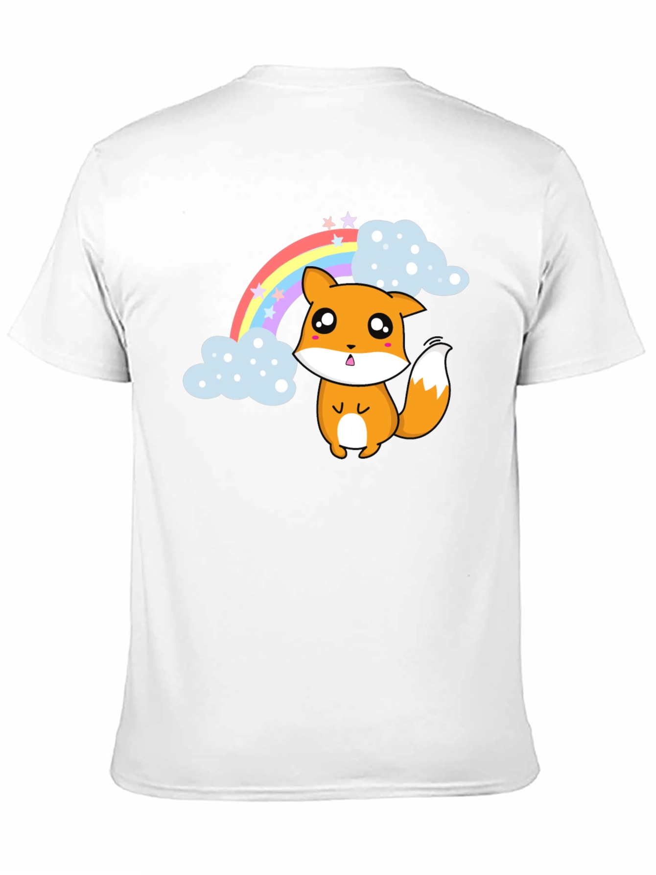 Kawaii Fox Rainbow T-Shirt - Cute & Comfy