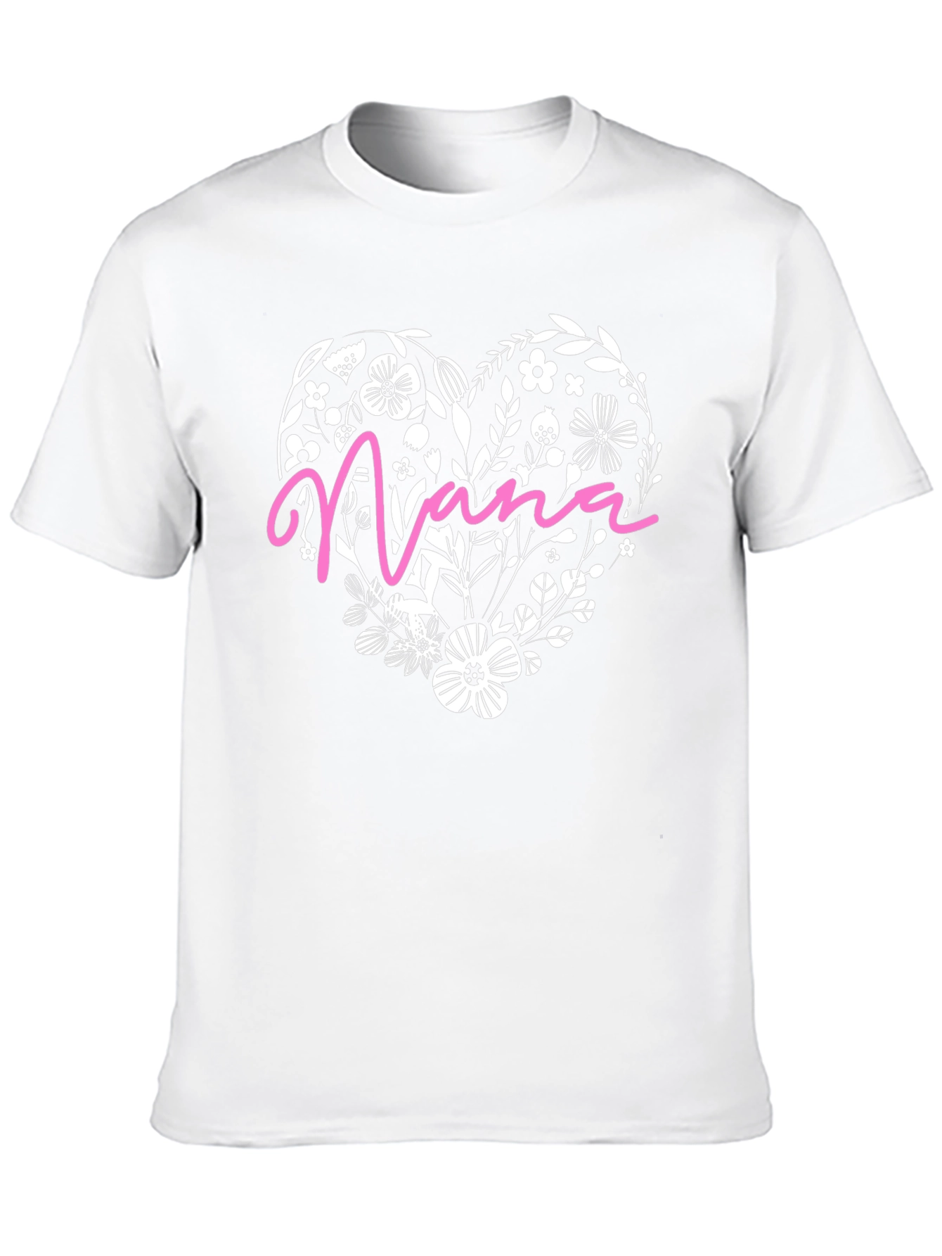 Nana Floral Heart T-Shirt