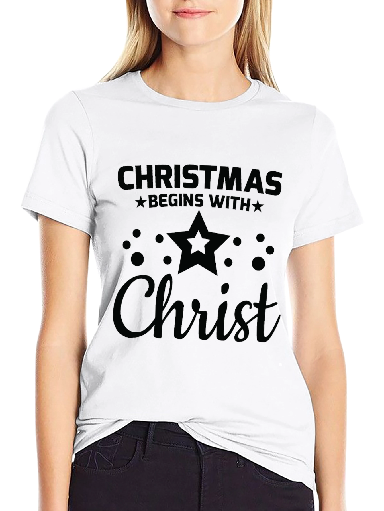 Christmas Begins With Christ T-Shirt