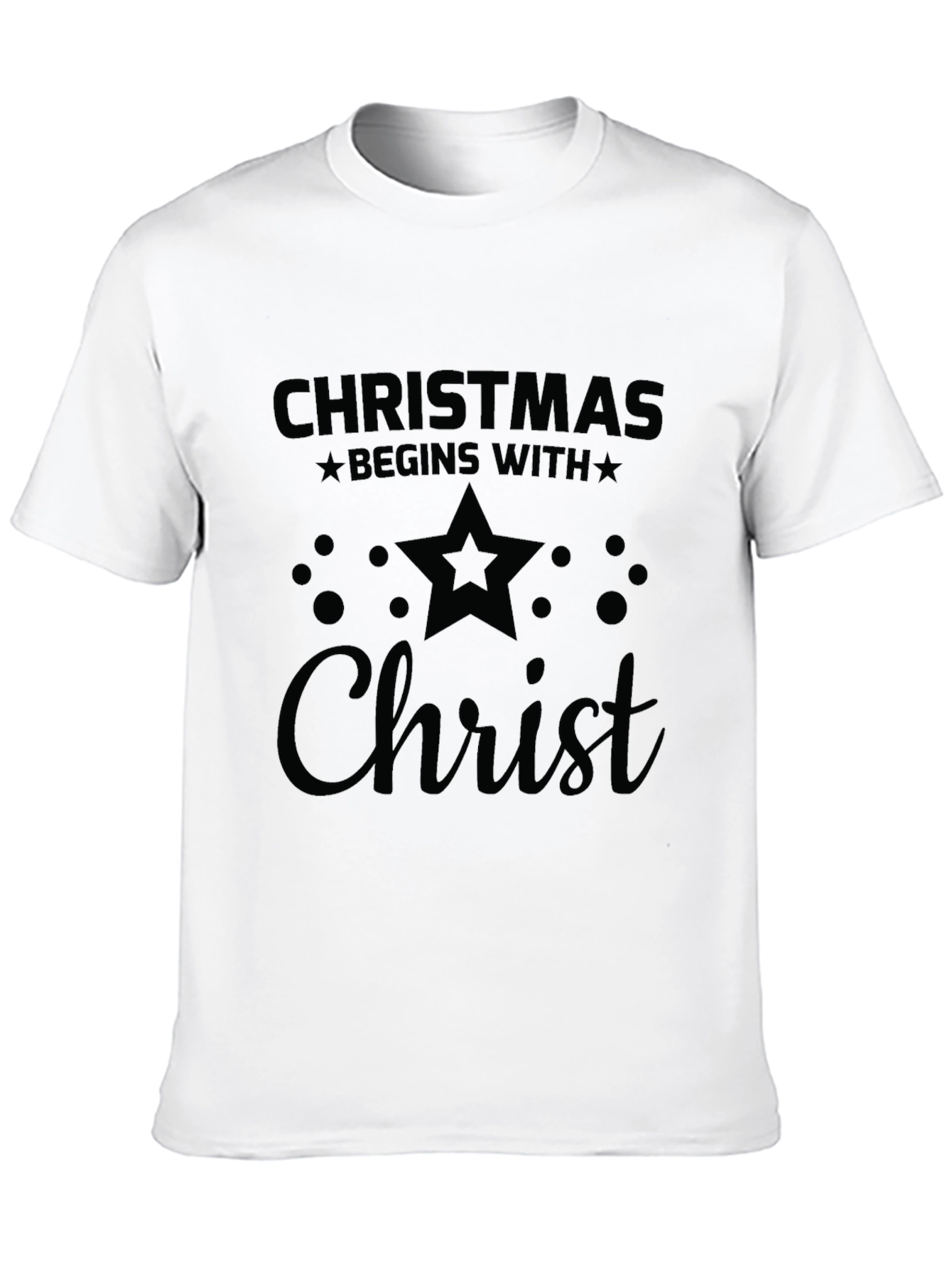 Christmas Begins With Christ T-Shirt