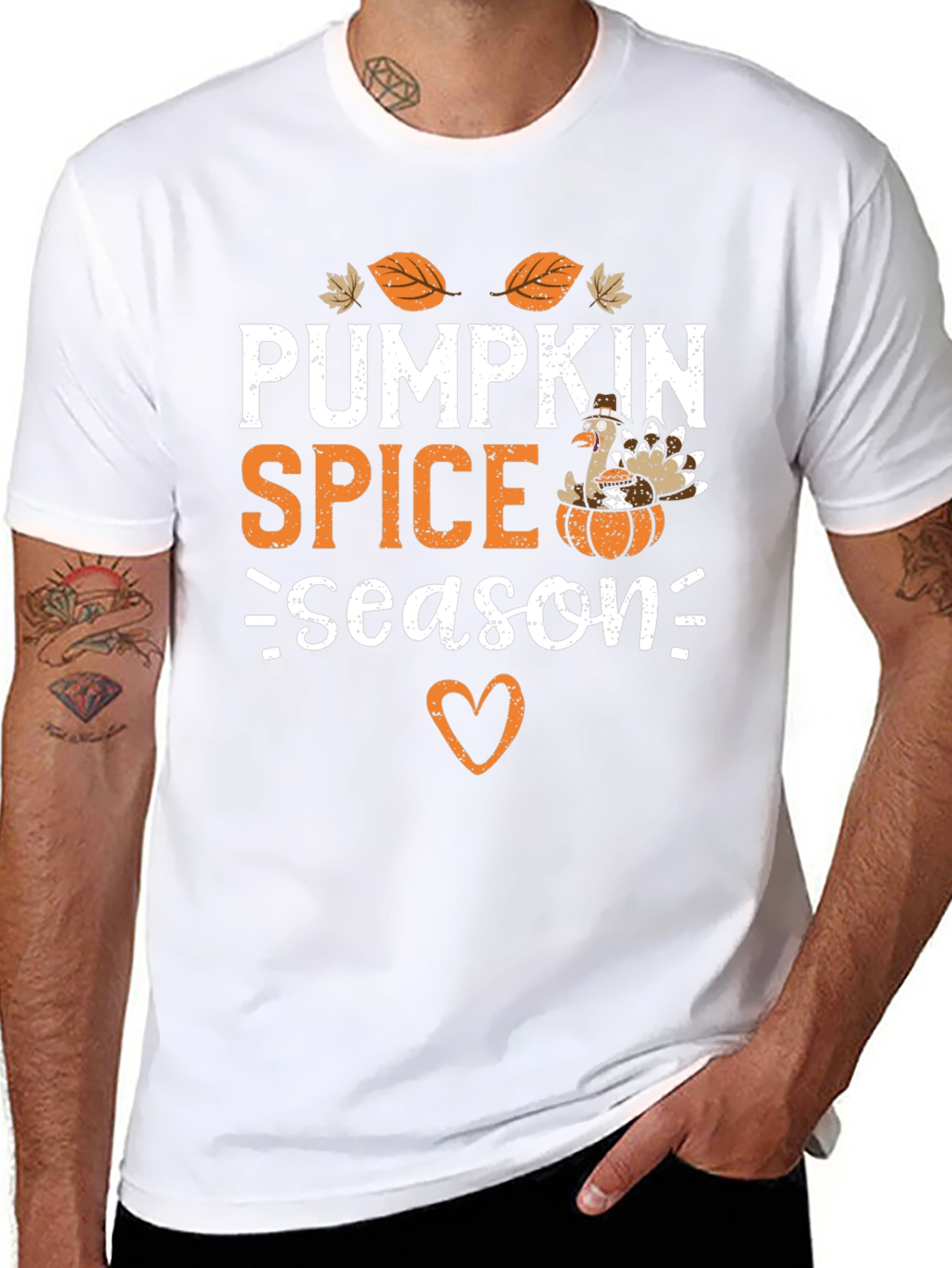 Pumpkin Spice Season Graphic Tee - Thanksgiving Style