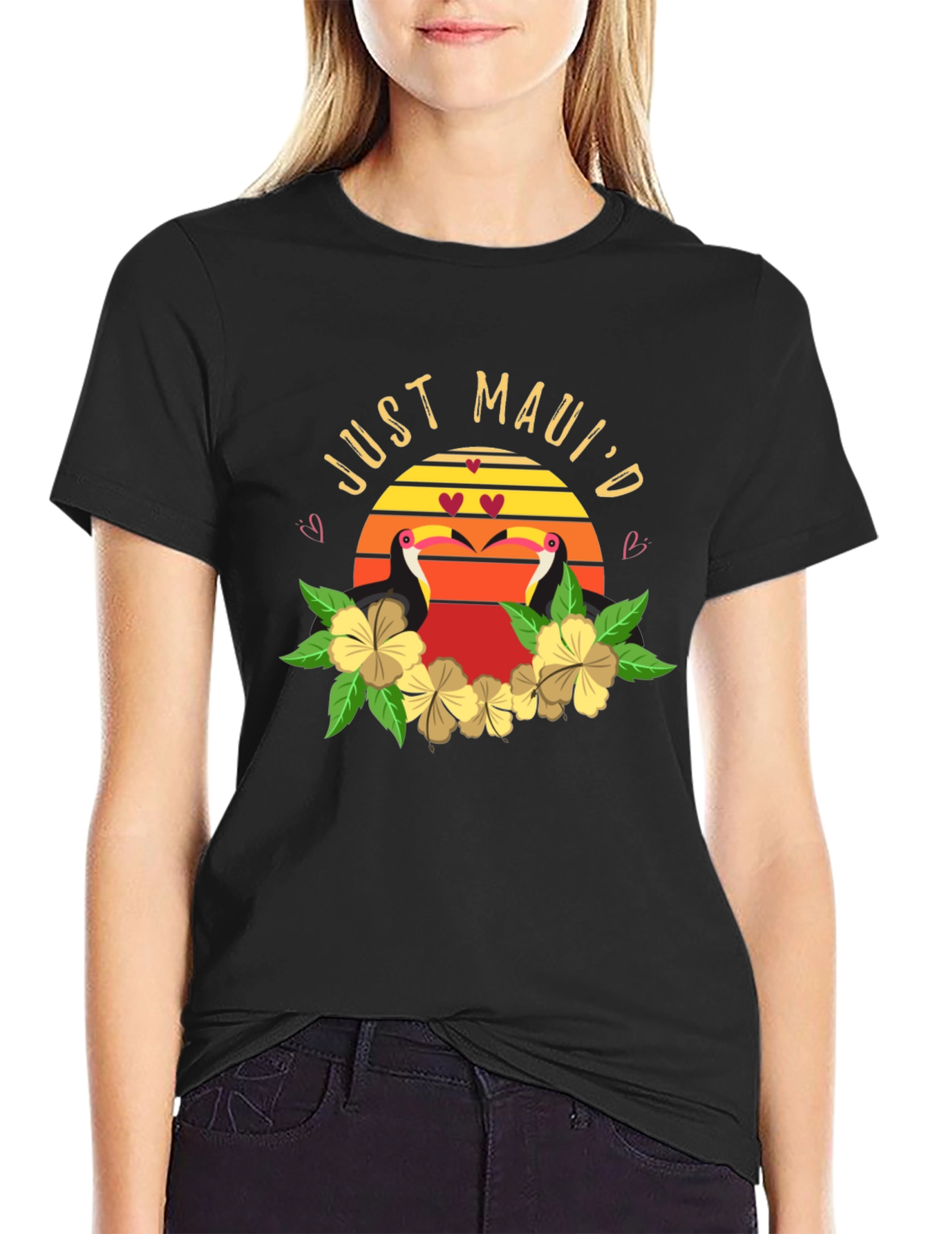 Just Mauid T-Shirt - Tropical Toucan Design