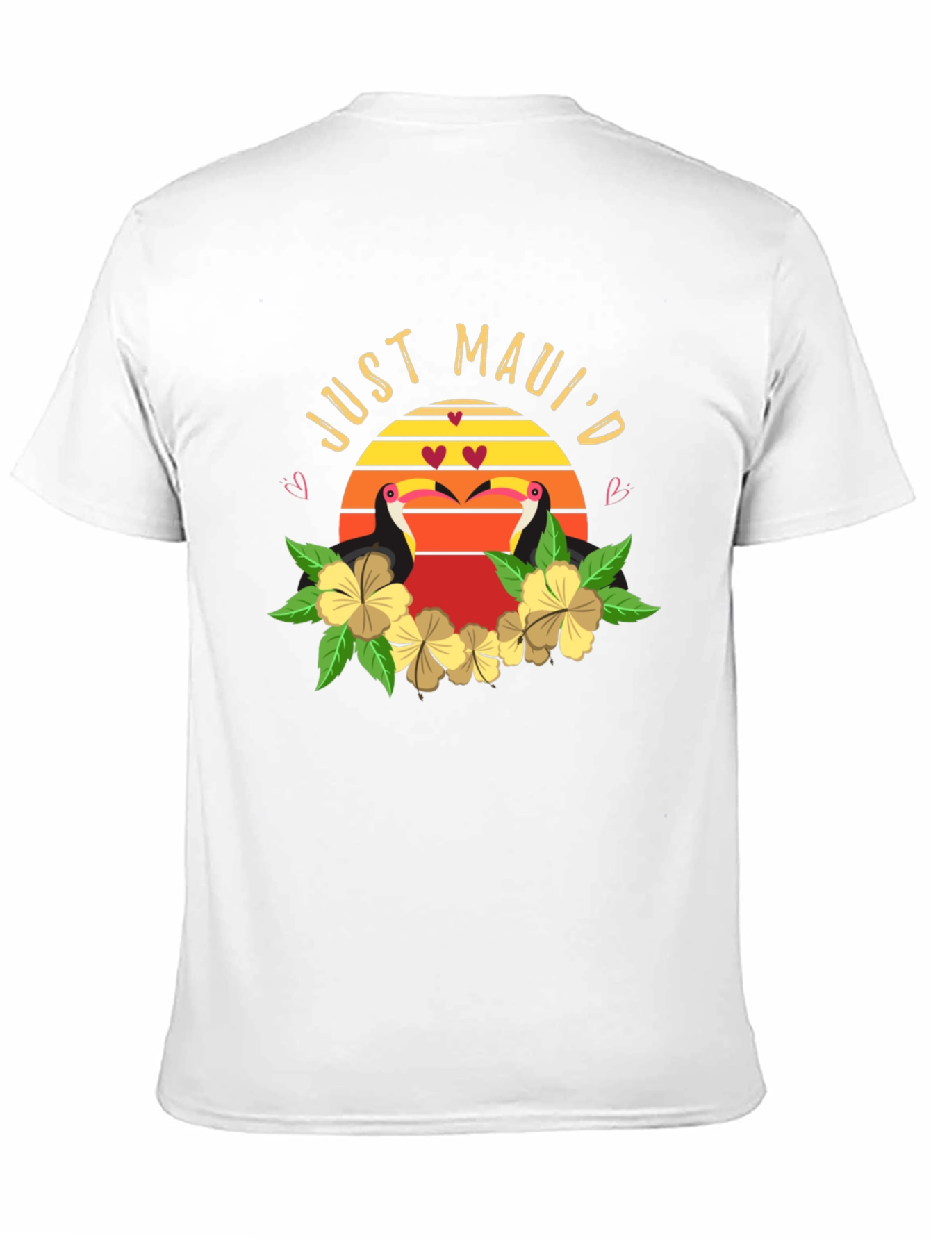 Just Mauid T-Shirt - Tropical Toucan Design